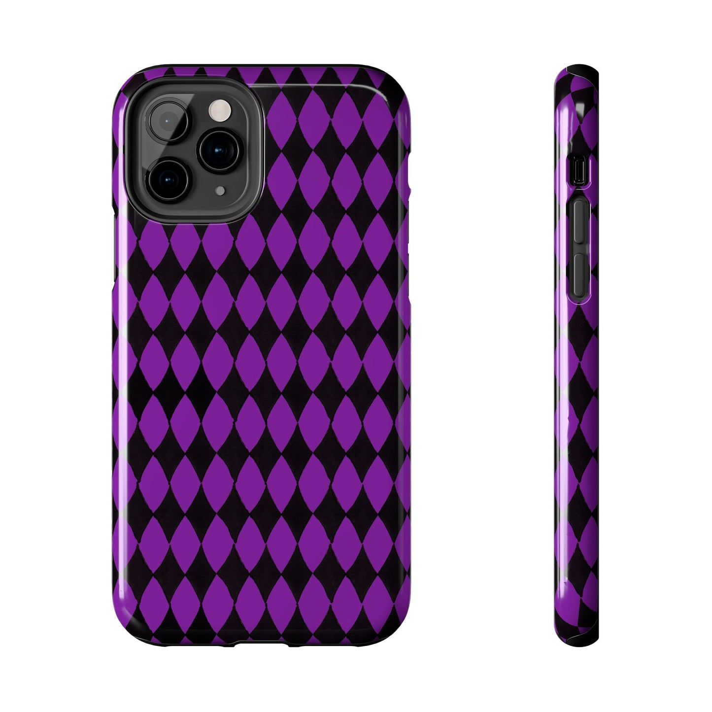 Diamond Purple / Black Phone Case