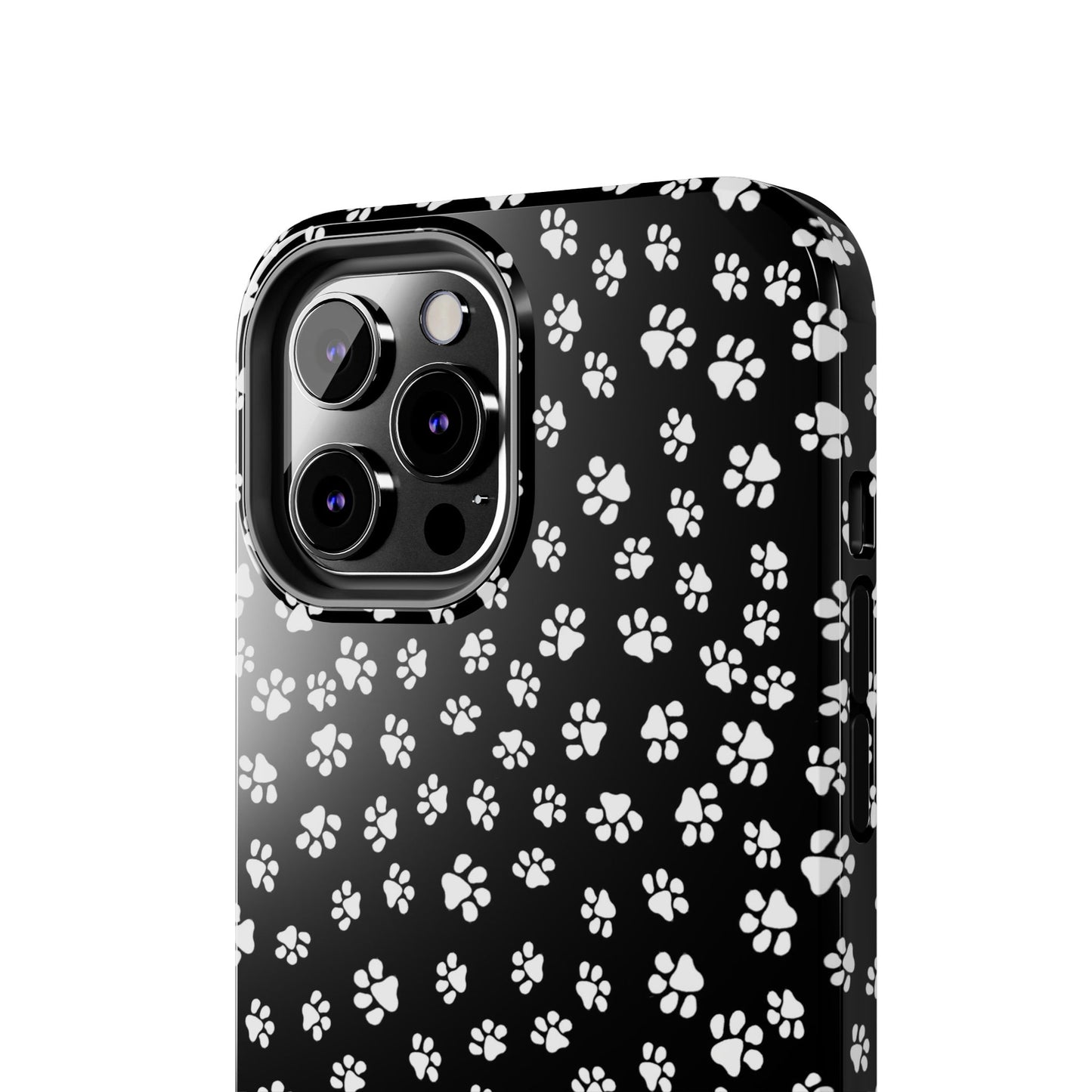 Little Paws Black / White Phone Case