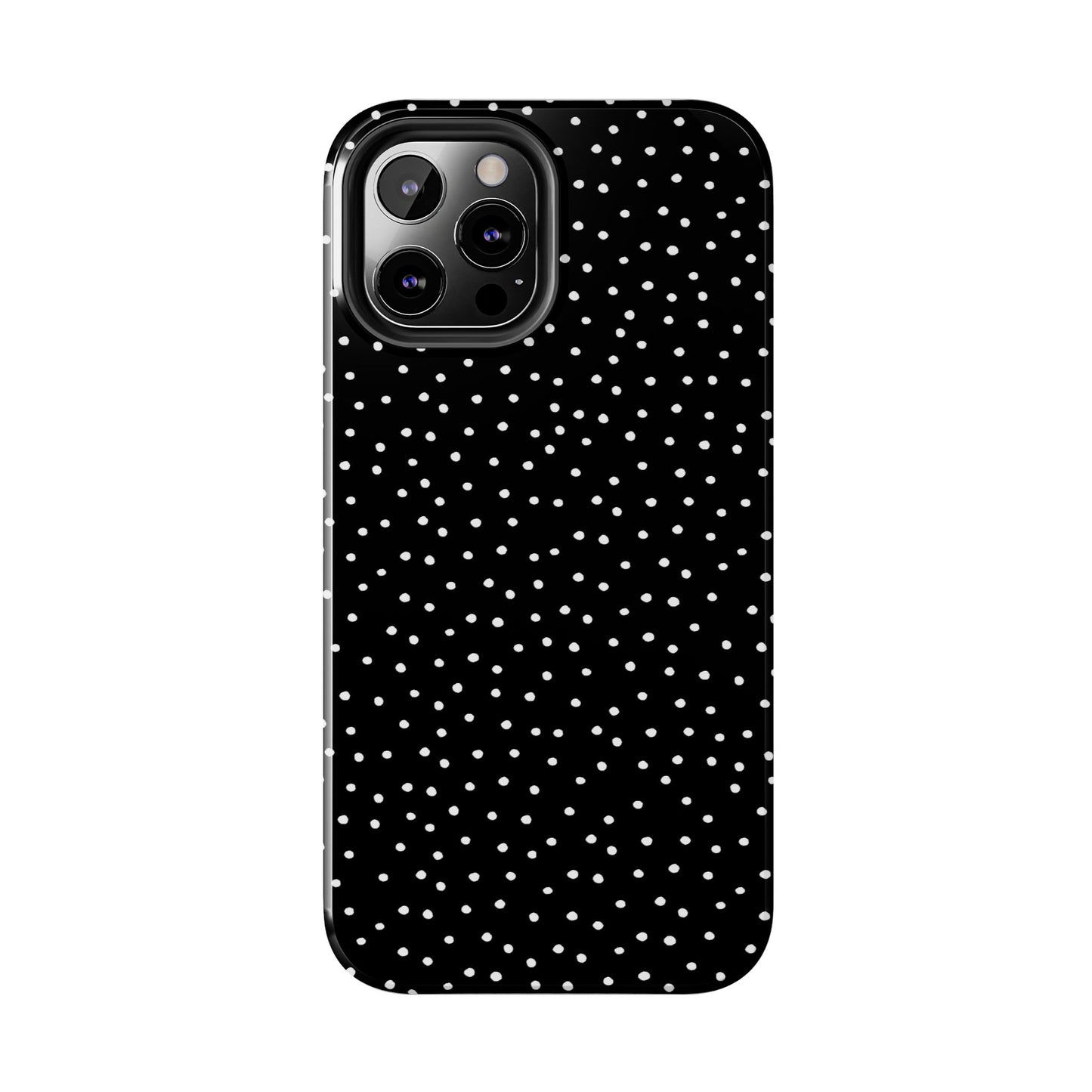 Dinky Dots Black / White Phone Case