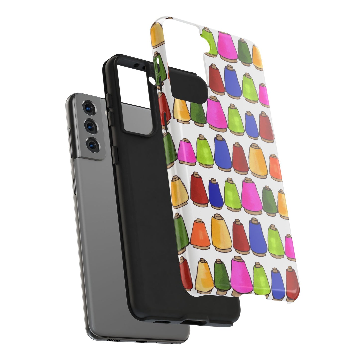 Coneiferous White / Multi Phone Case