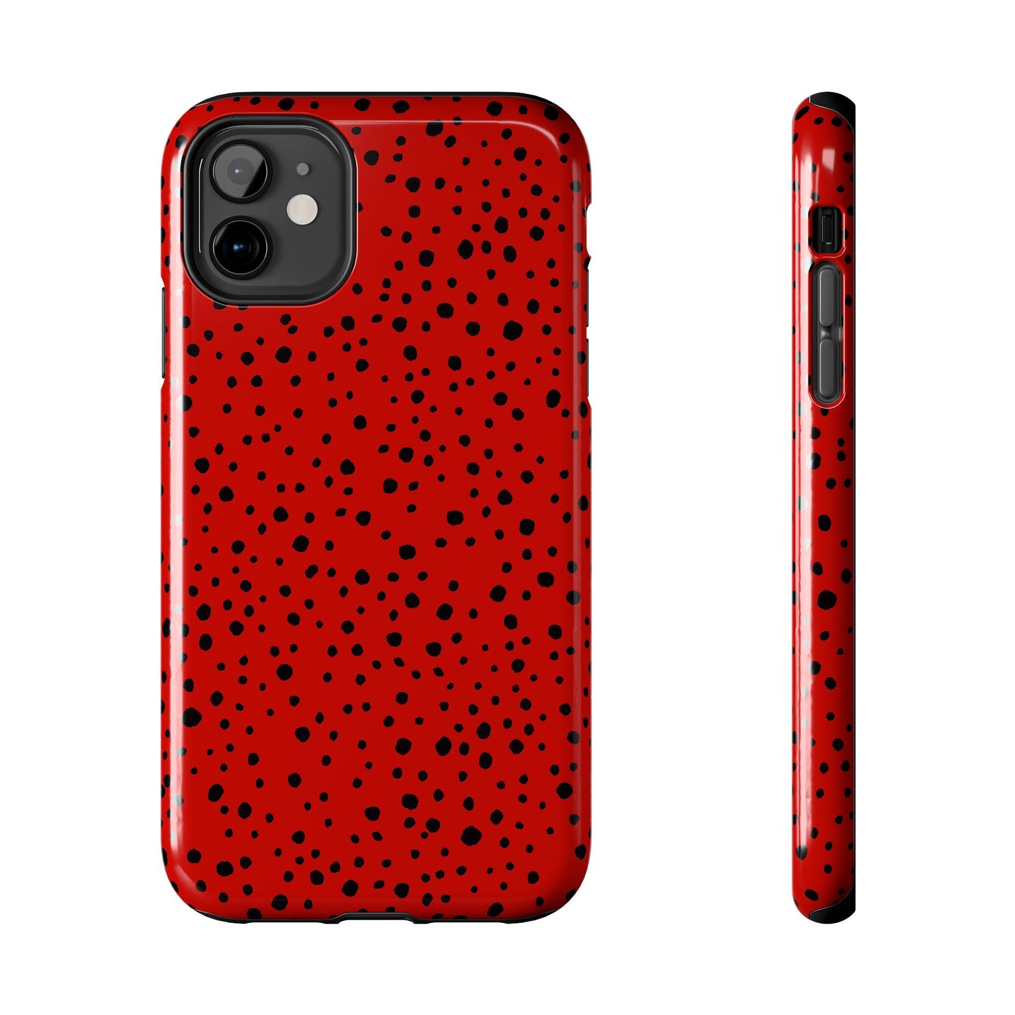 Pepper Dots Red / Black Phone Case