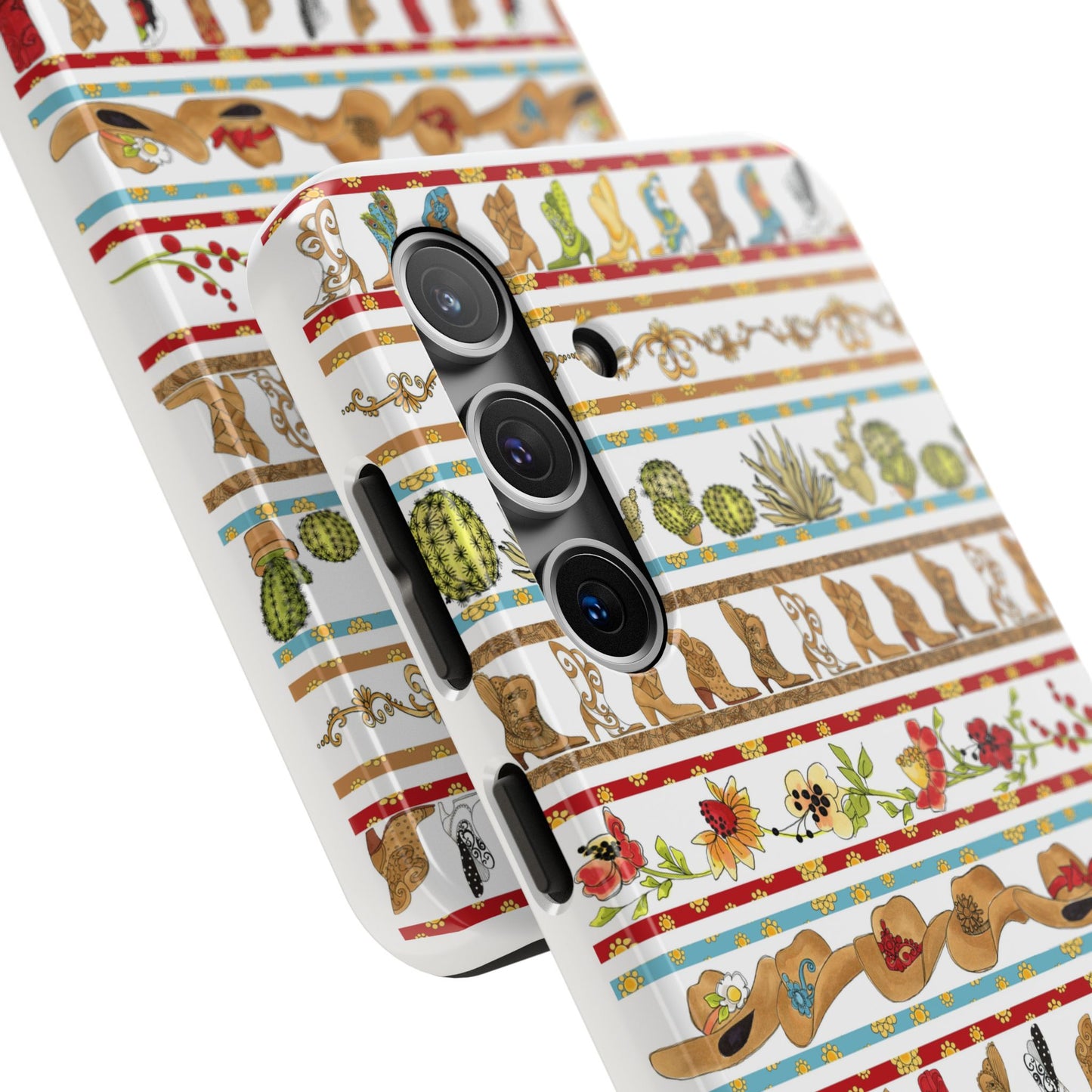 Whoa Borders White Phone Case