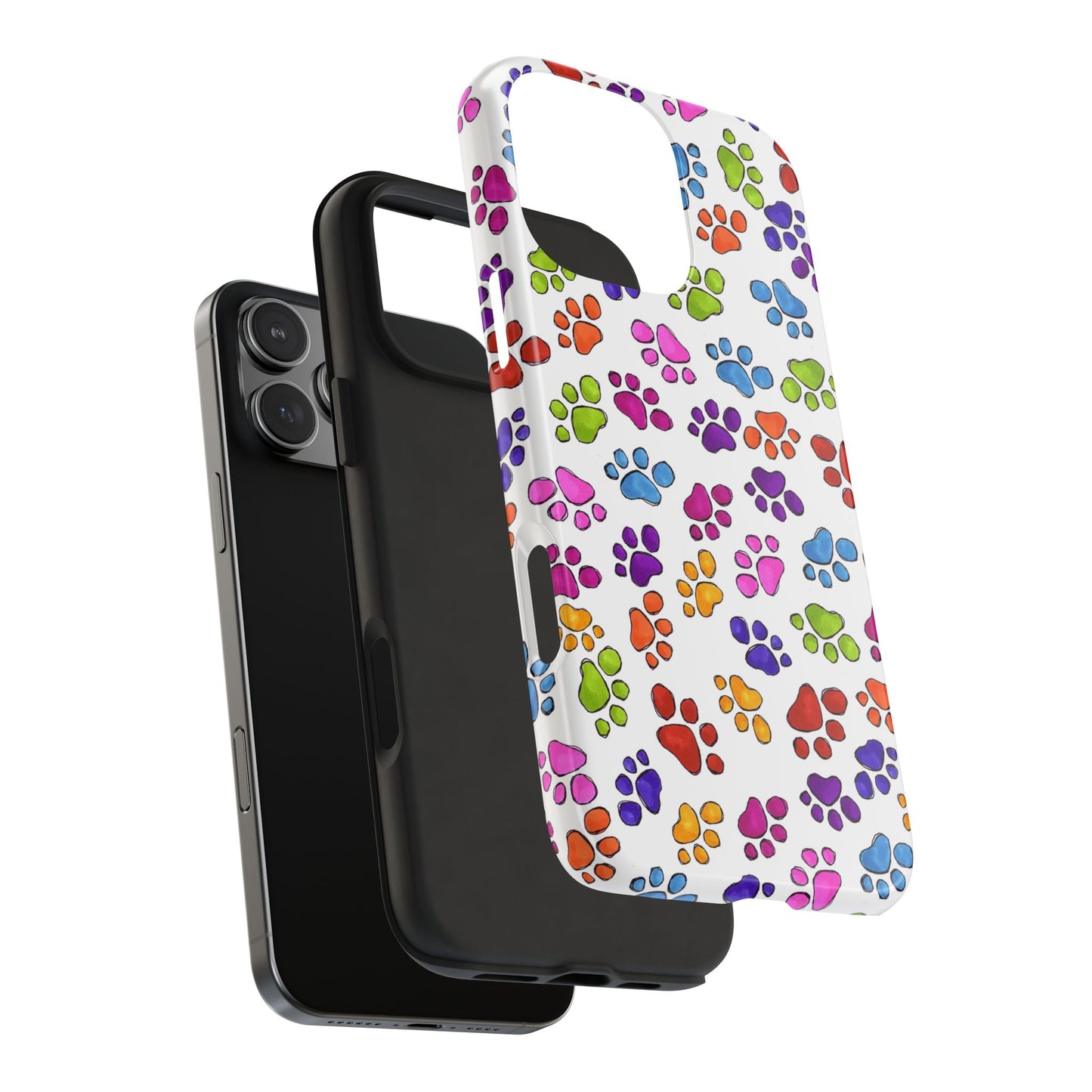 Fancy Paws White Phone Case