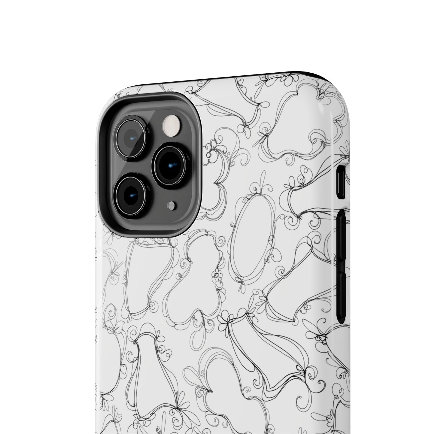 Frames White / Black Phone Case