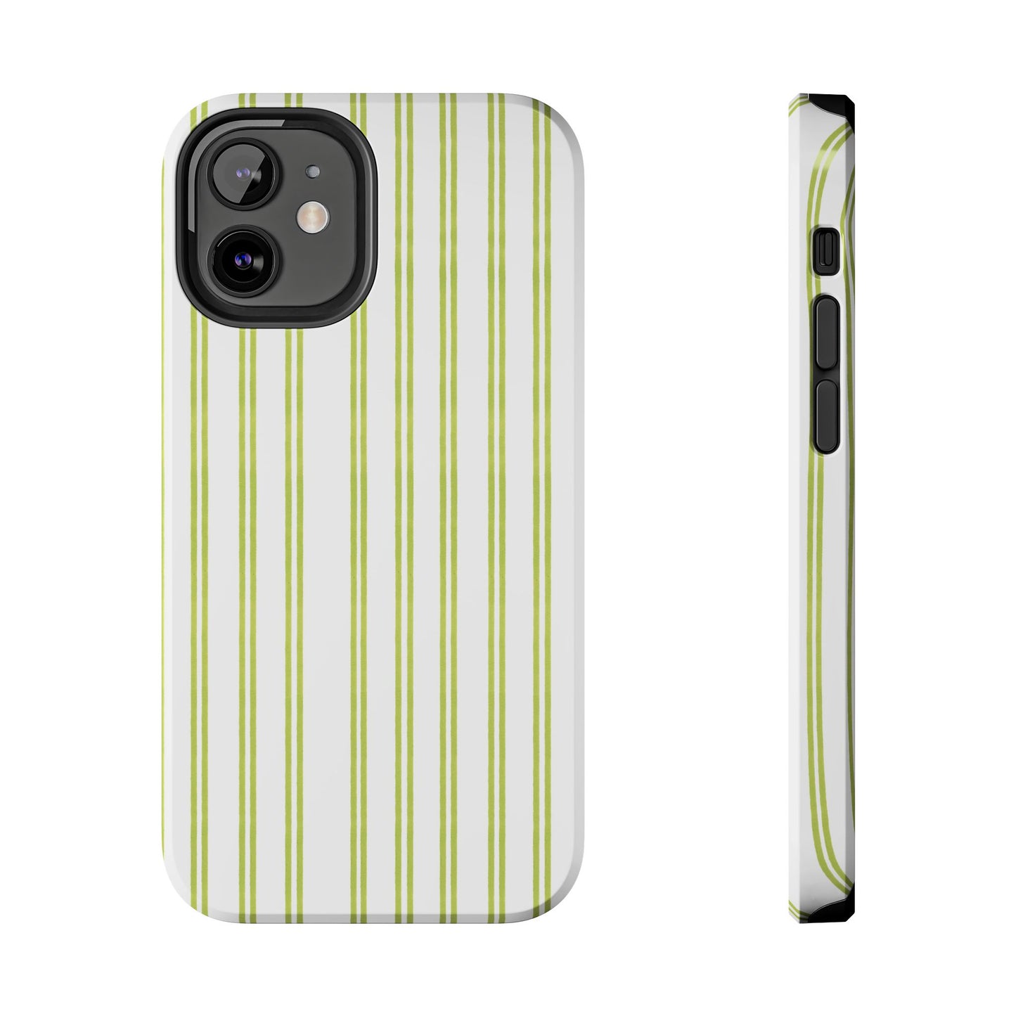 Green Double Stripe Phone Case
