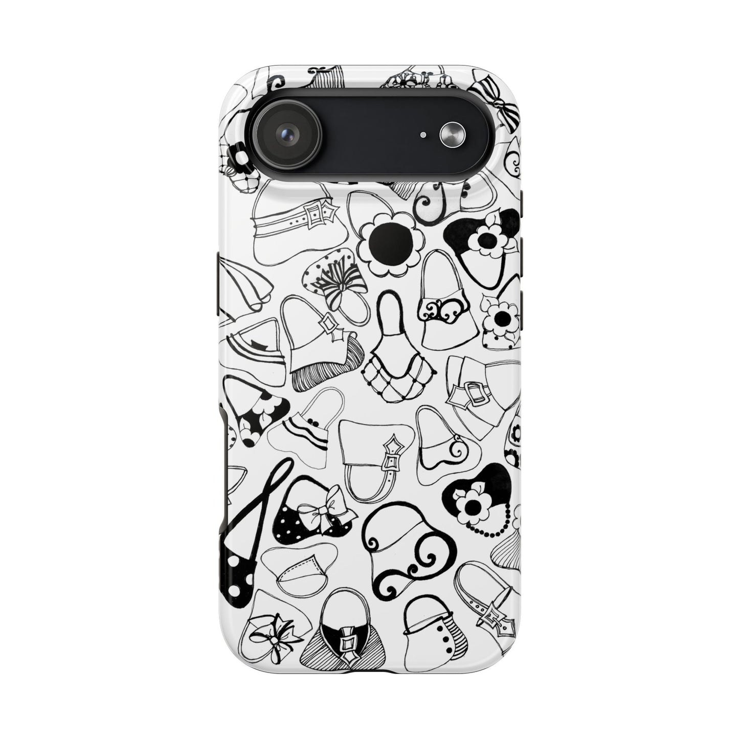 Handbags White / Black Phone Case