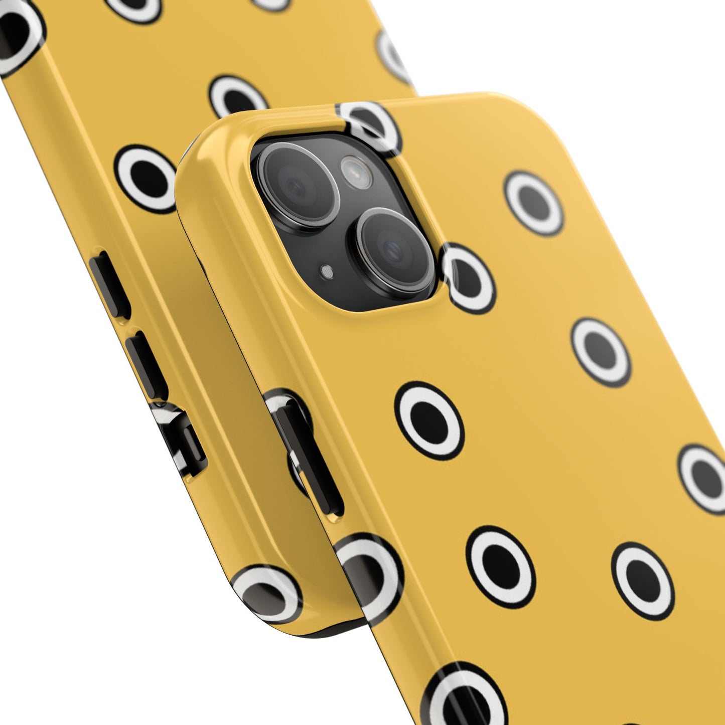 CD Dots Yellow / Black Phone Case