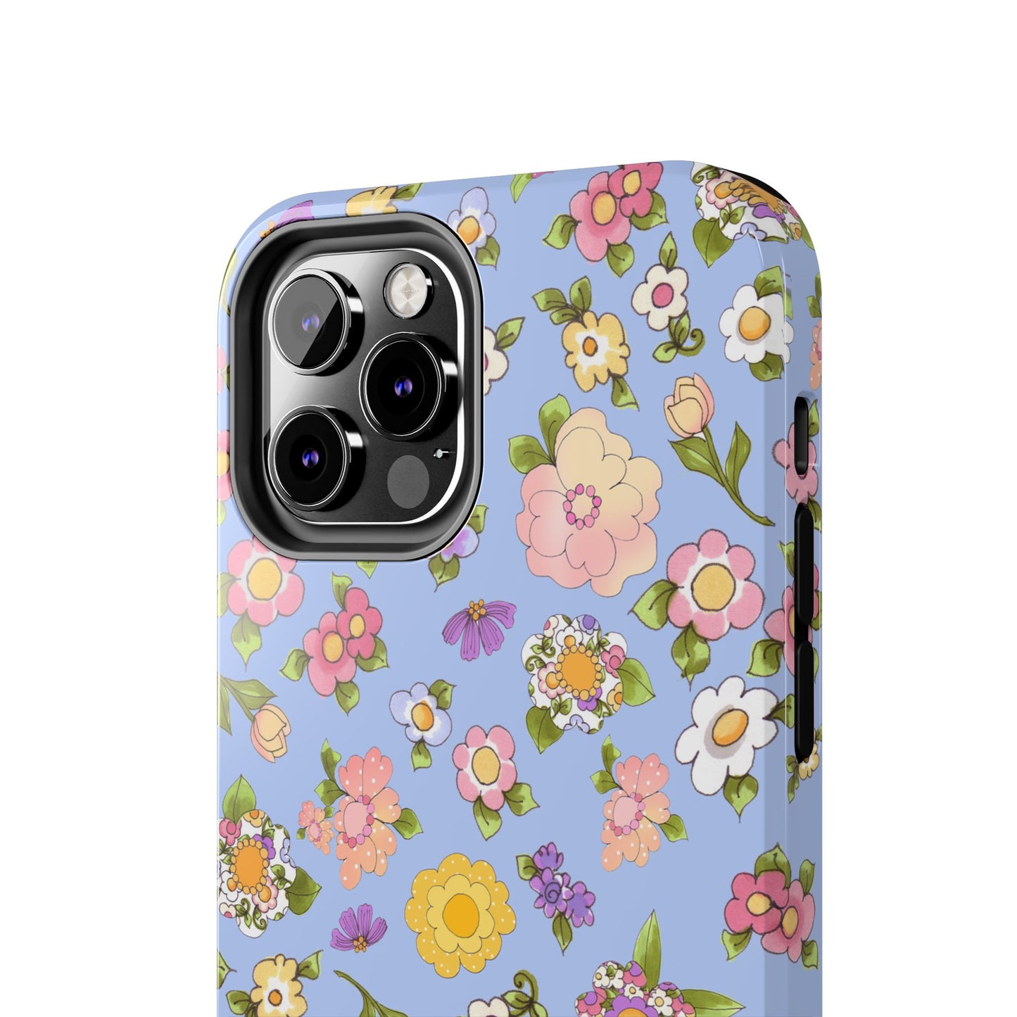 Flowery Blue Phone Case