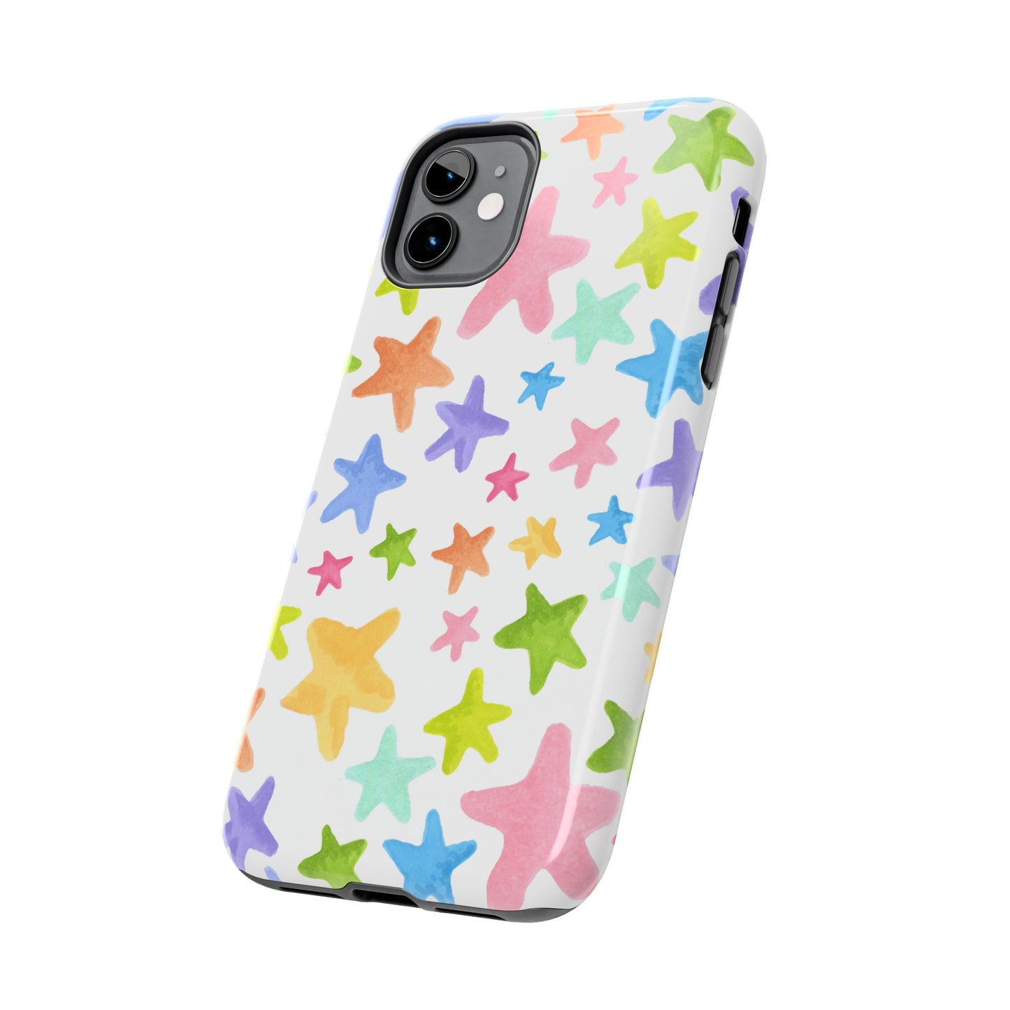 Happy Stars White Phone Case