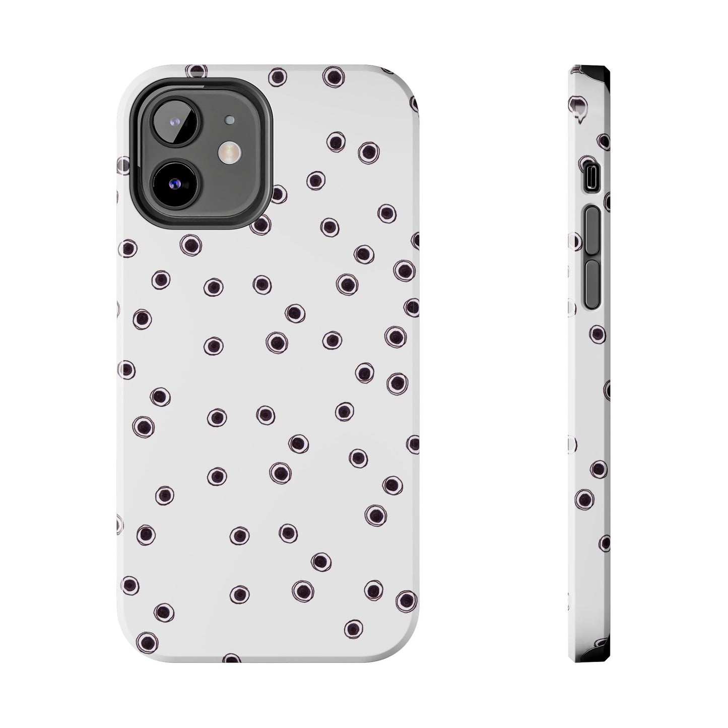 Halo Dots White Phone Case