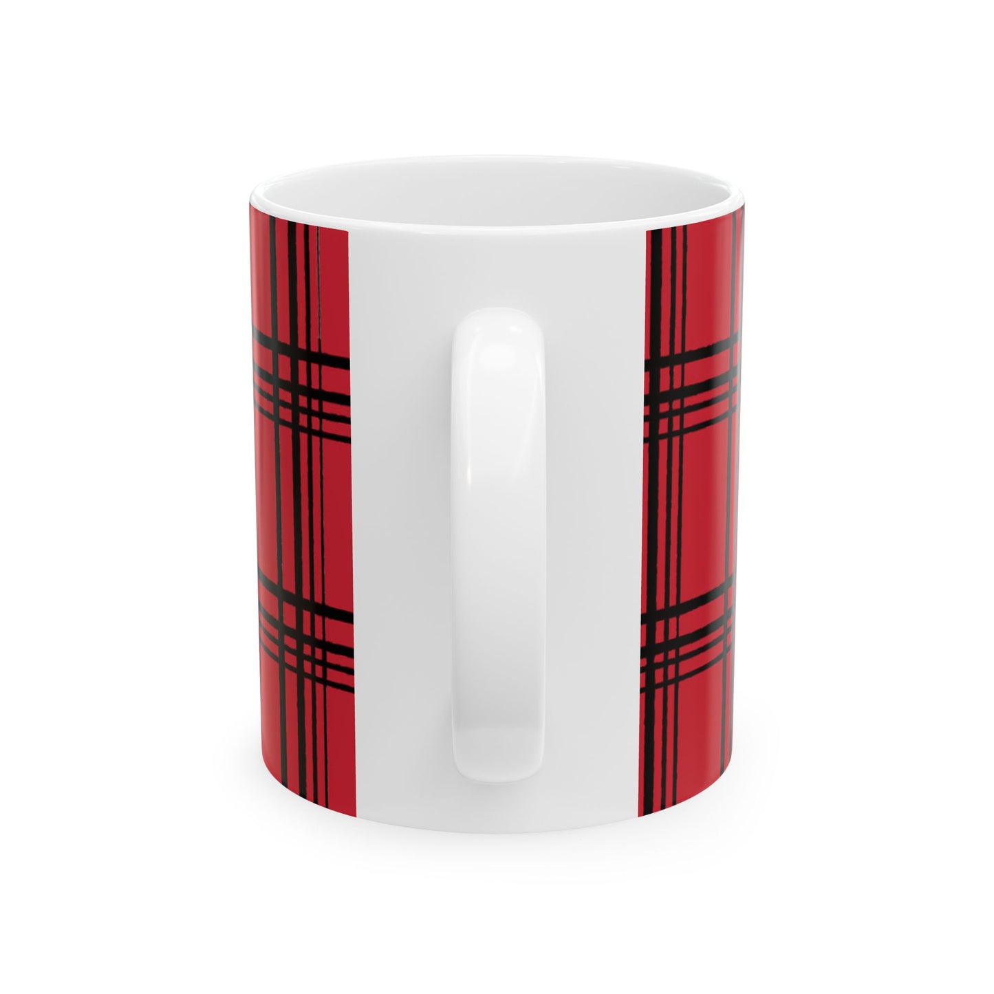 Glad Plaid Red / Black Cup