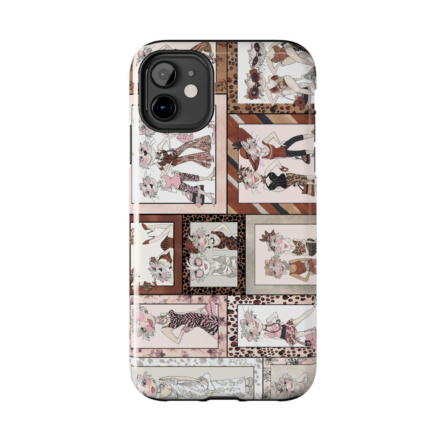Wild Cat Woman Phone Case