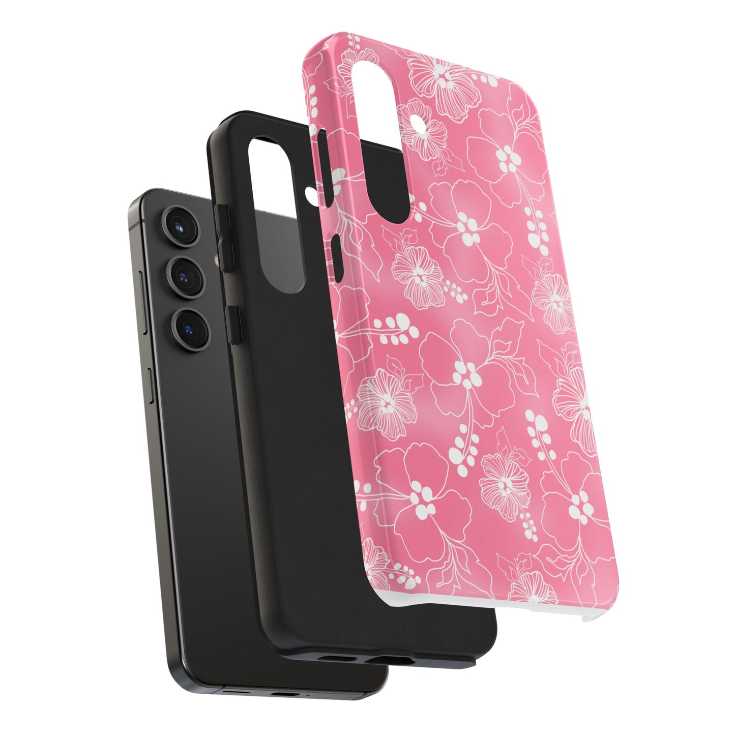 Lacey Hibiscus Pink Phone Case