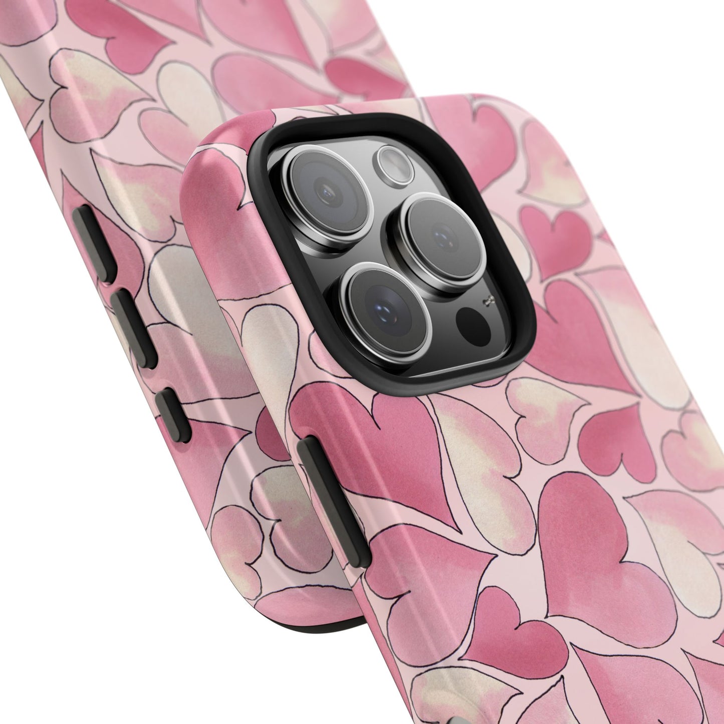 Hearts Pink Sky Phone Case