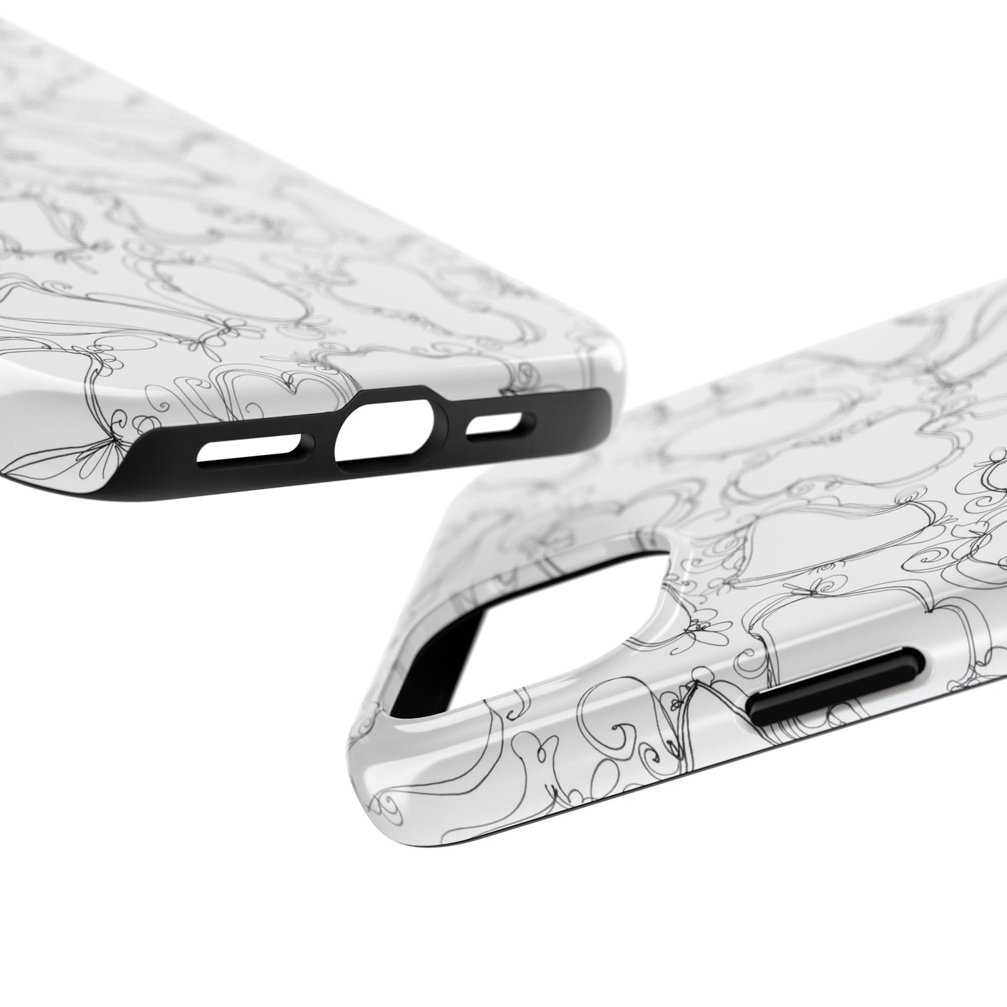 Frames White / Black Phone Case