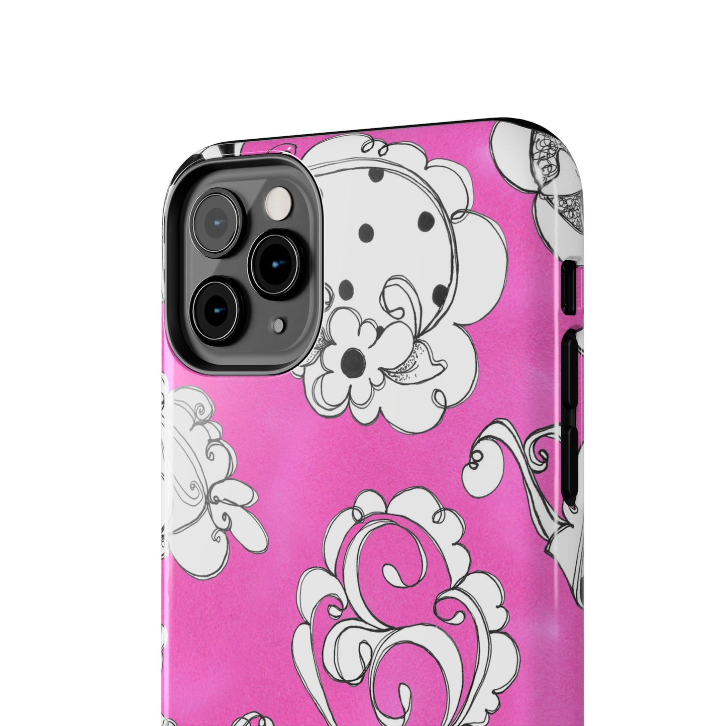 Bistro Chairs Pink Phone Case