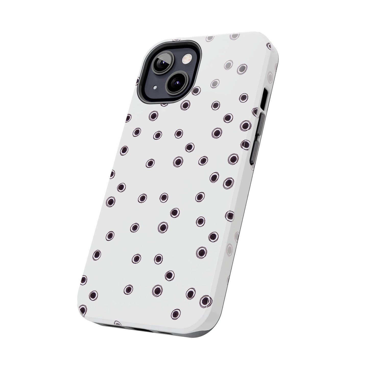 Halo Dots White Phone Case