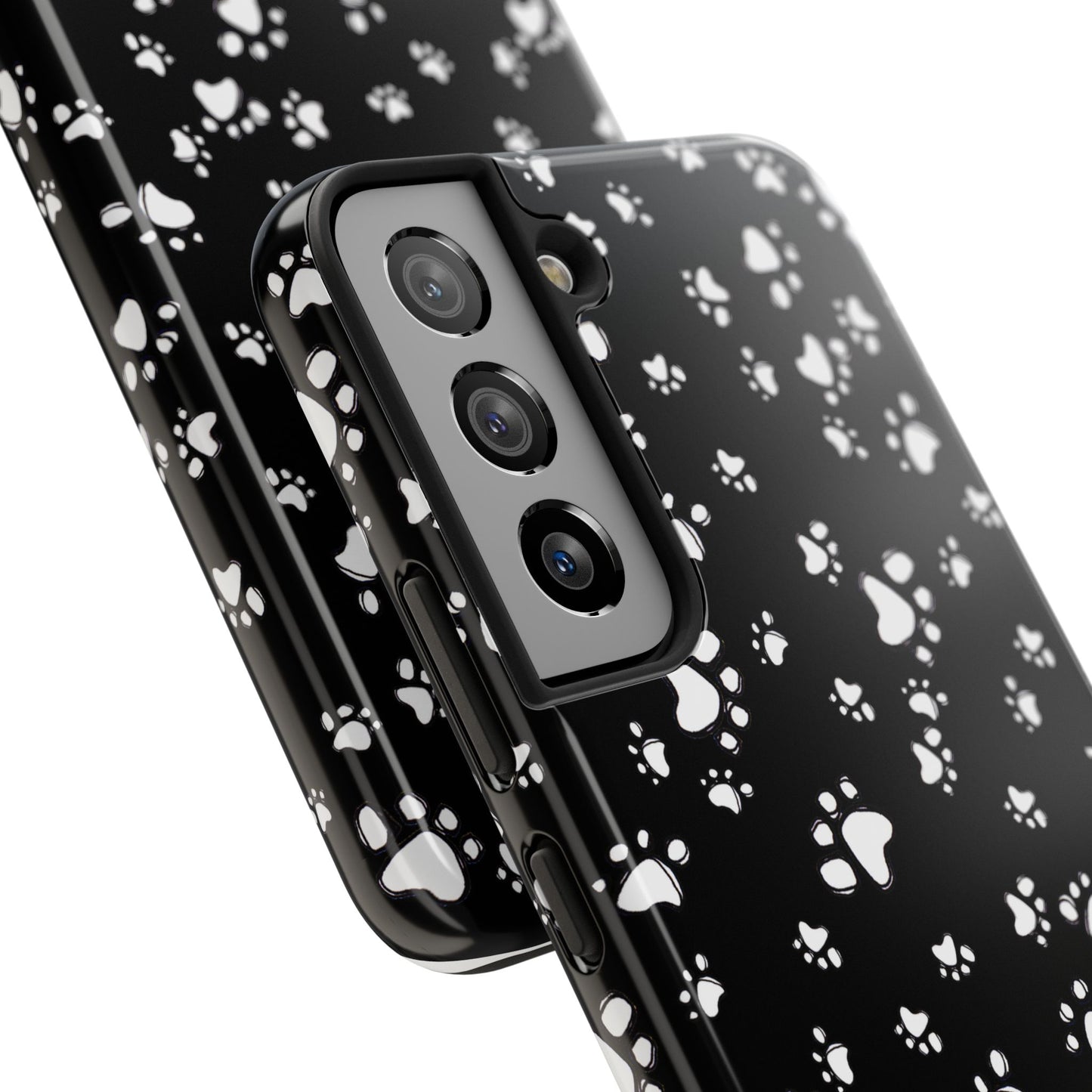 Paw Flakes Black Phone Case