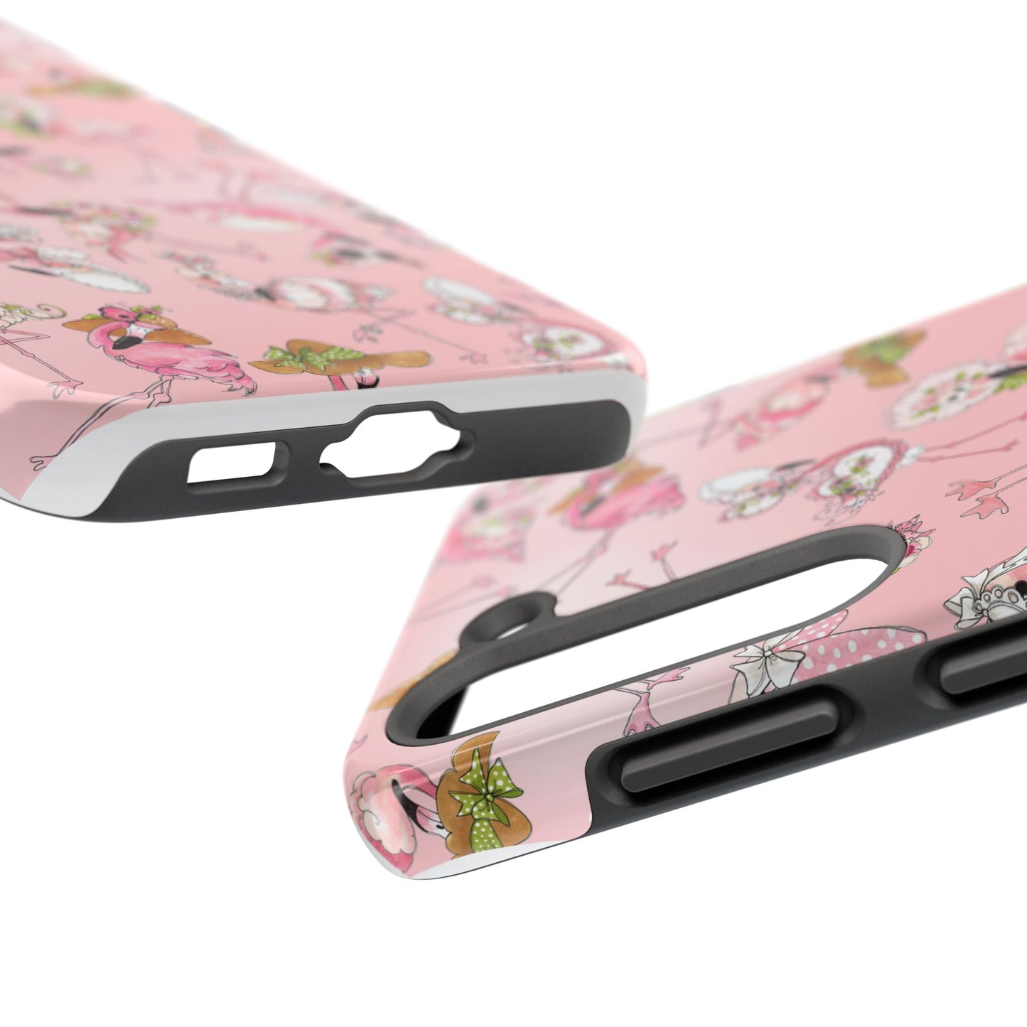 Tossed Flams Pink Phone Case