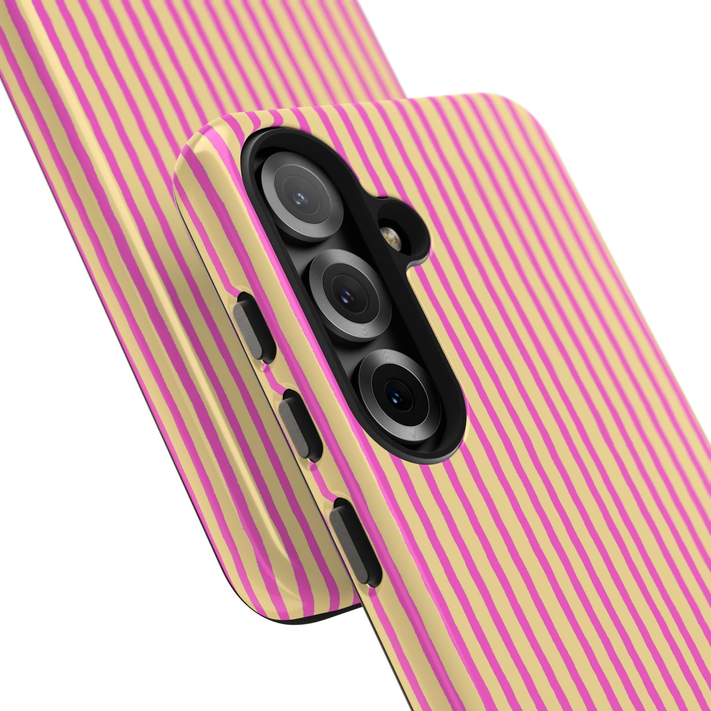 Stripe Yellow / Pink Phone Case