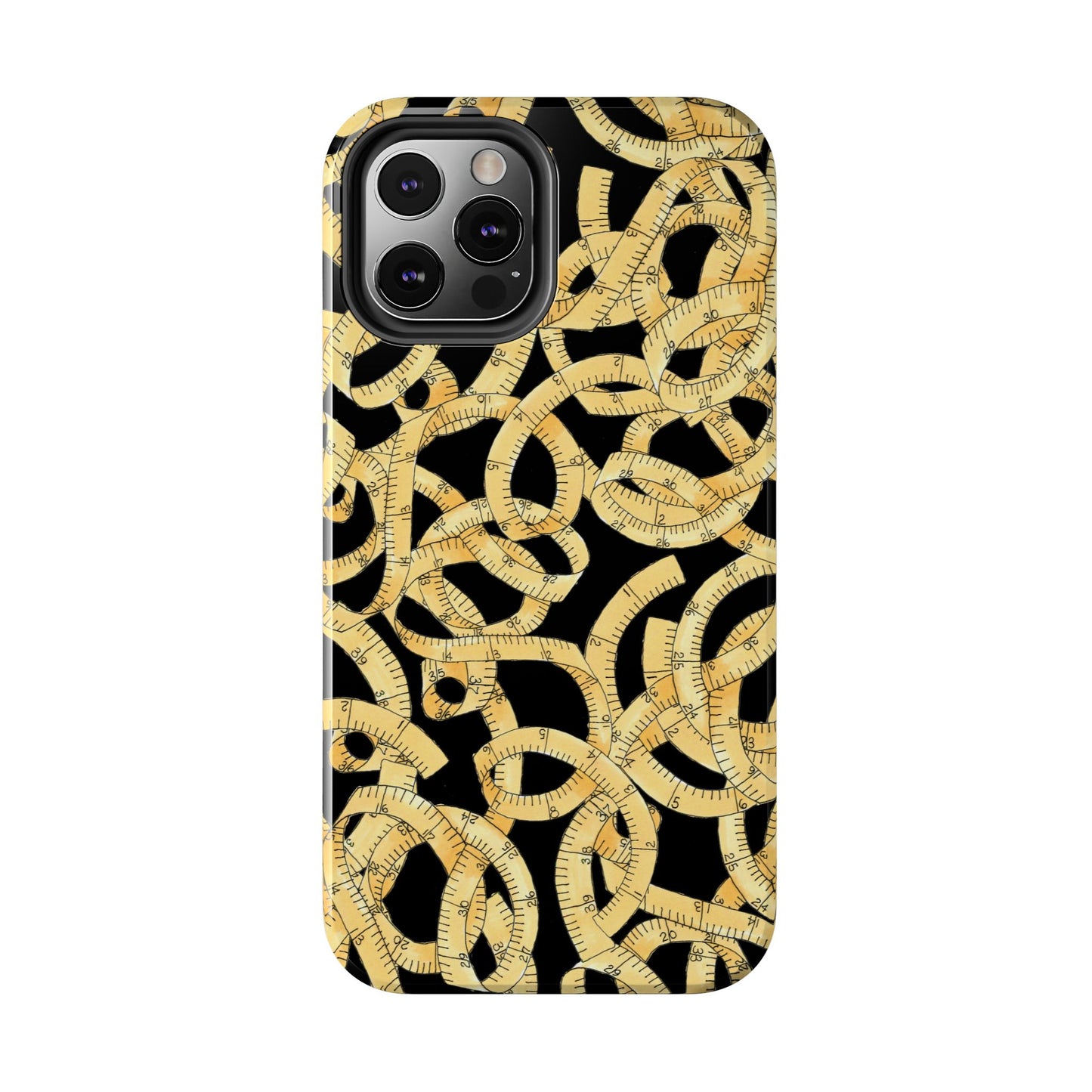 Tape Tangle Black Phone Case