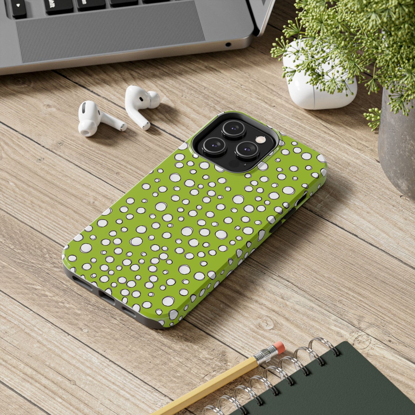 Cookin' Dots Lime Phone Case