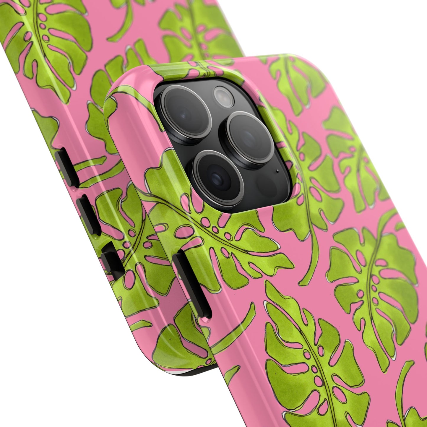 Big Leaf Pink Phone Case