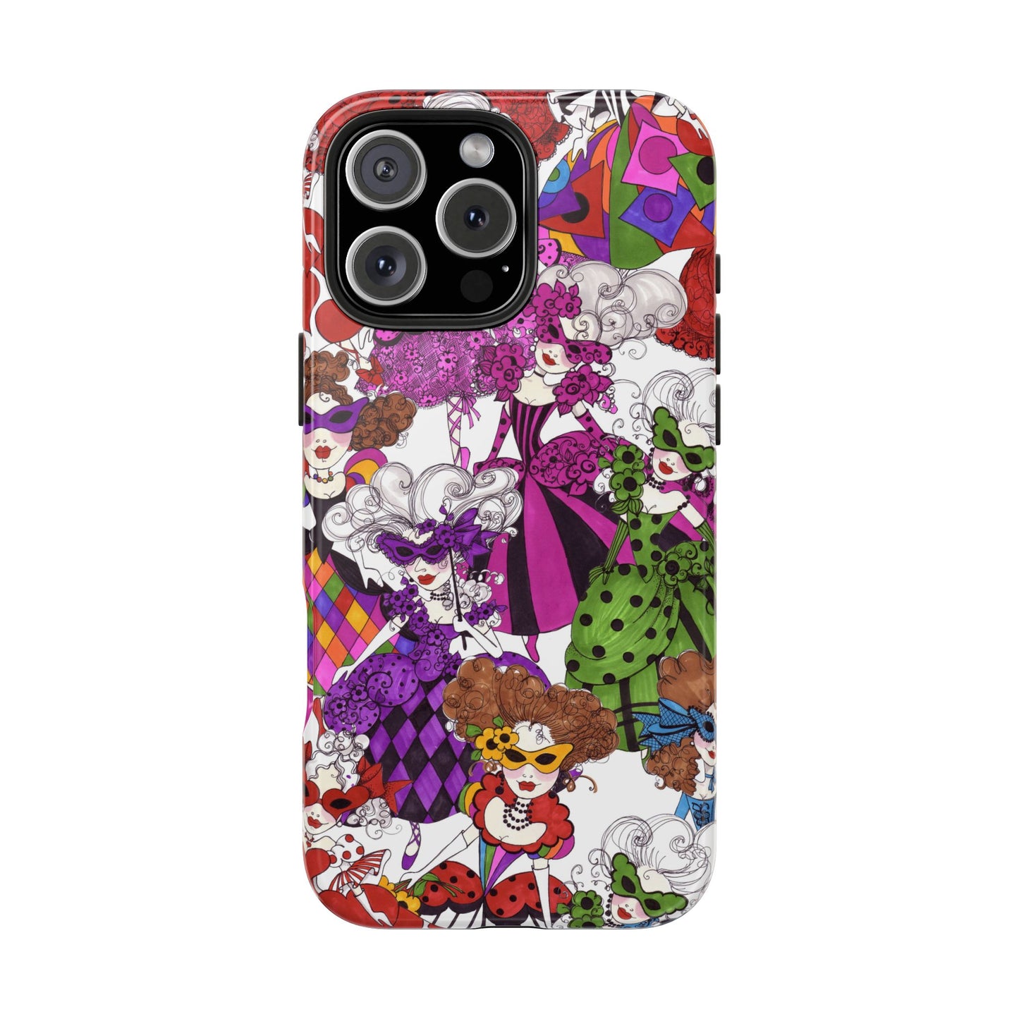 Crowded Dance Floor White Phone Case