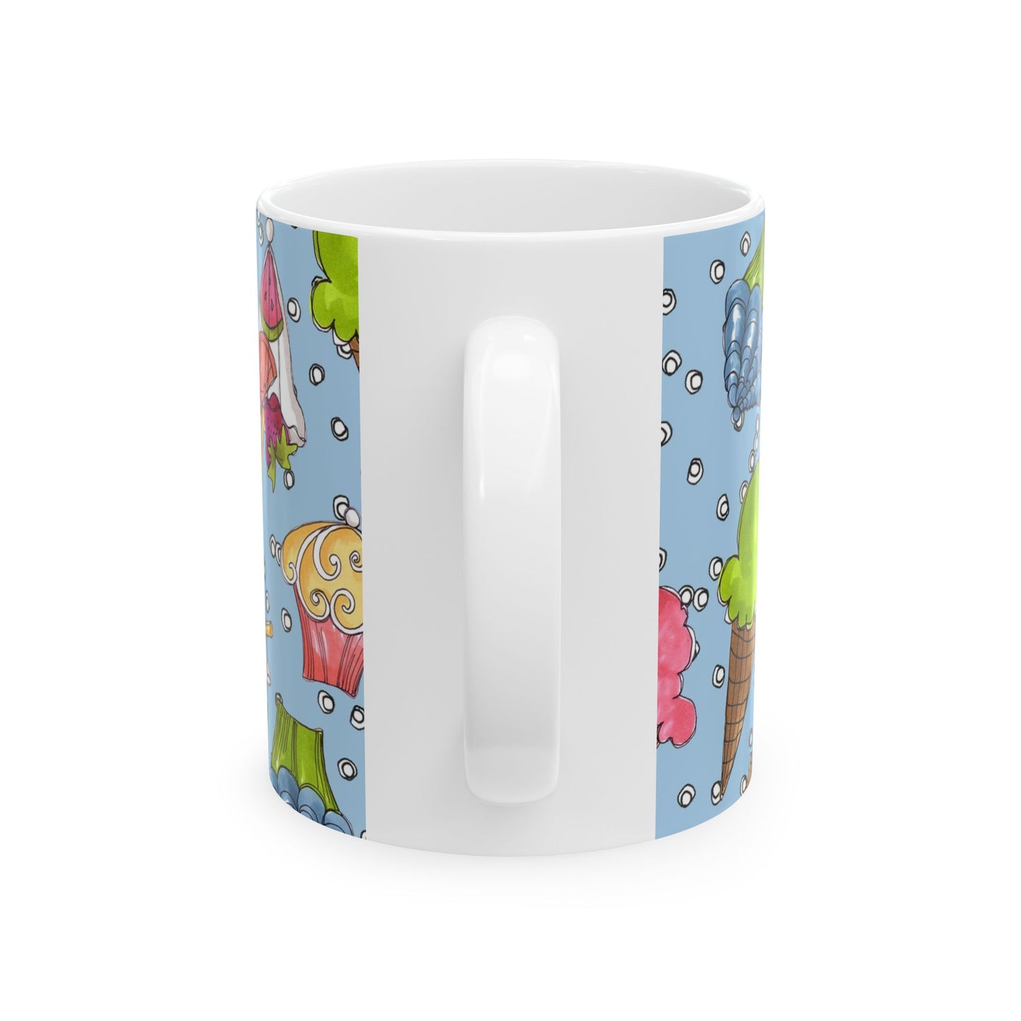 Resort Food Blue Cup