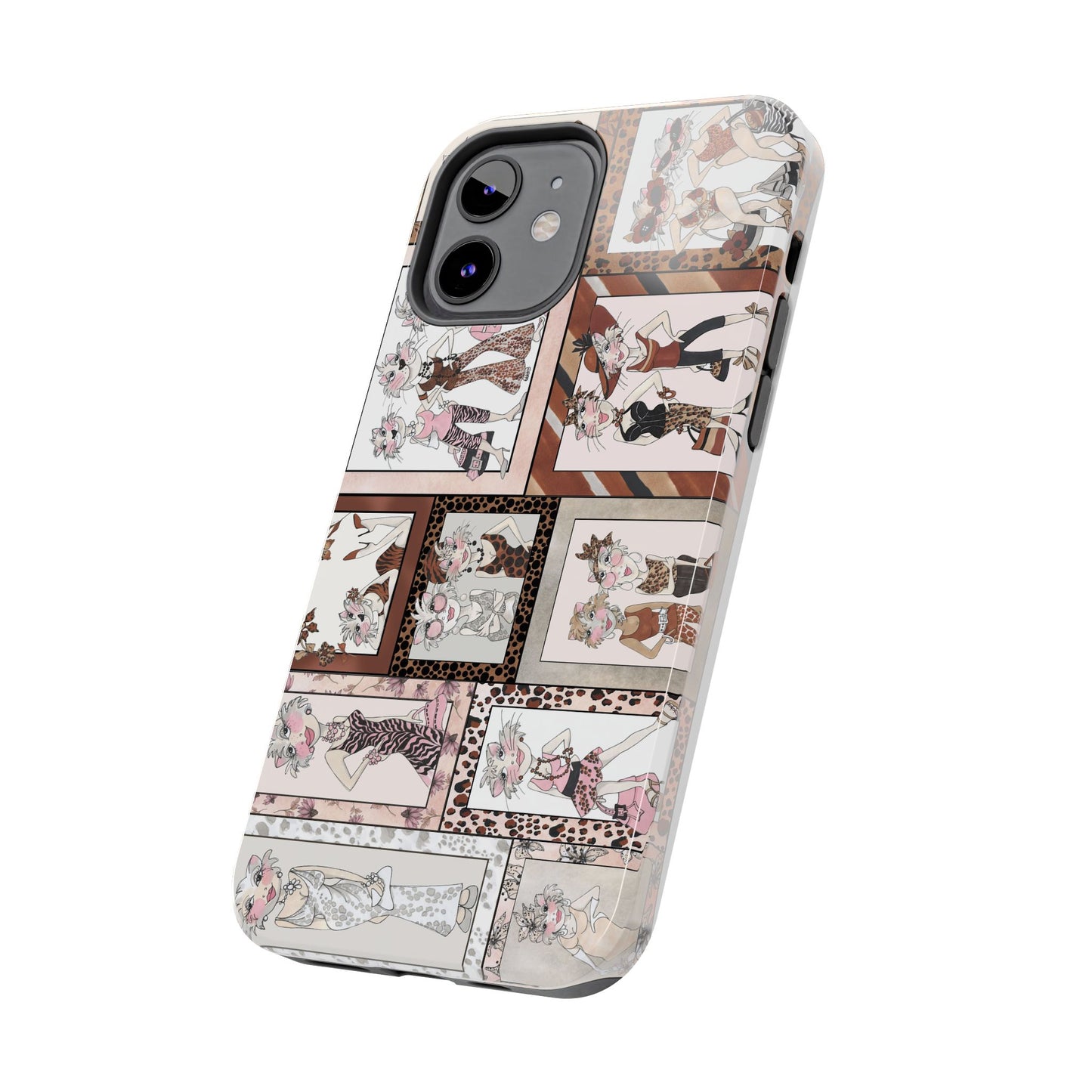 Wild Cat Woman Phone Case