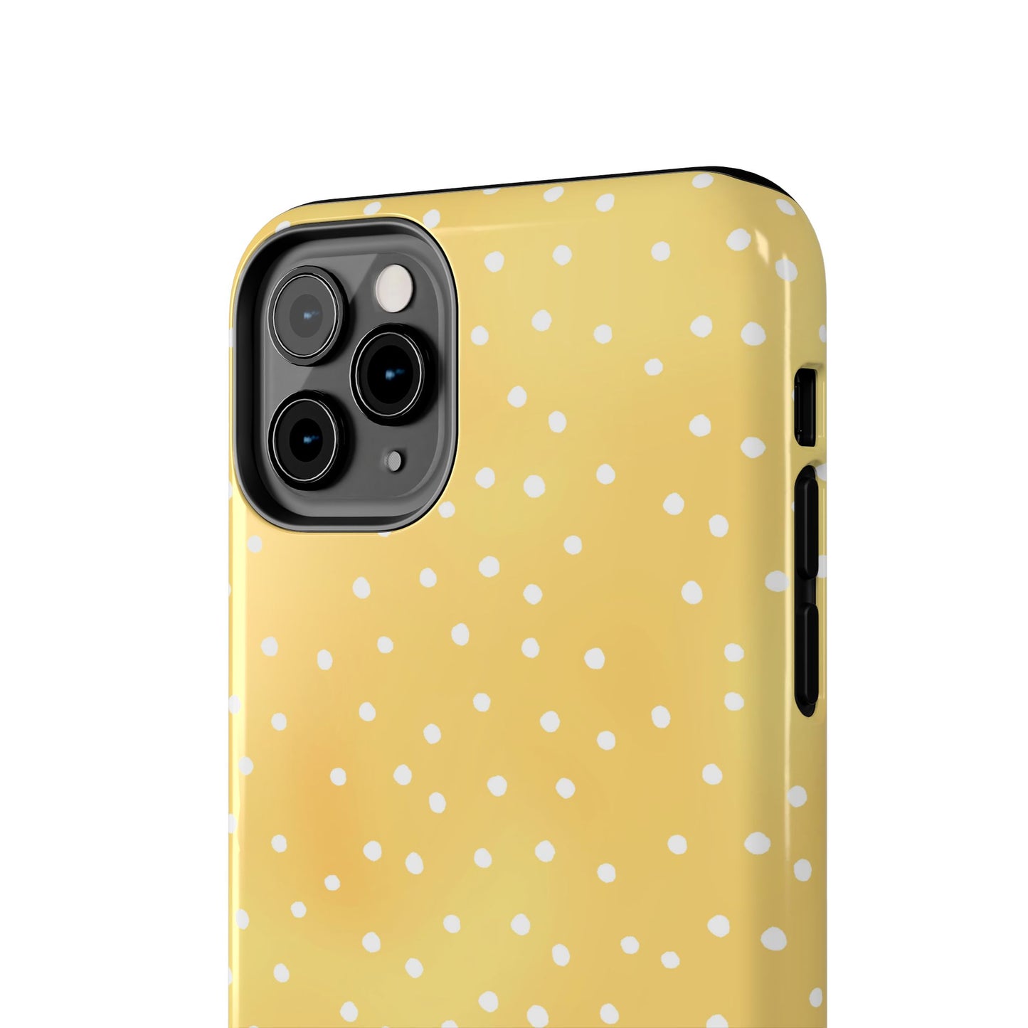 Dinky Dots Yellow / White Phone Case