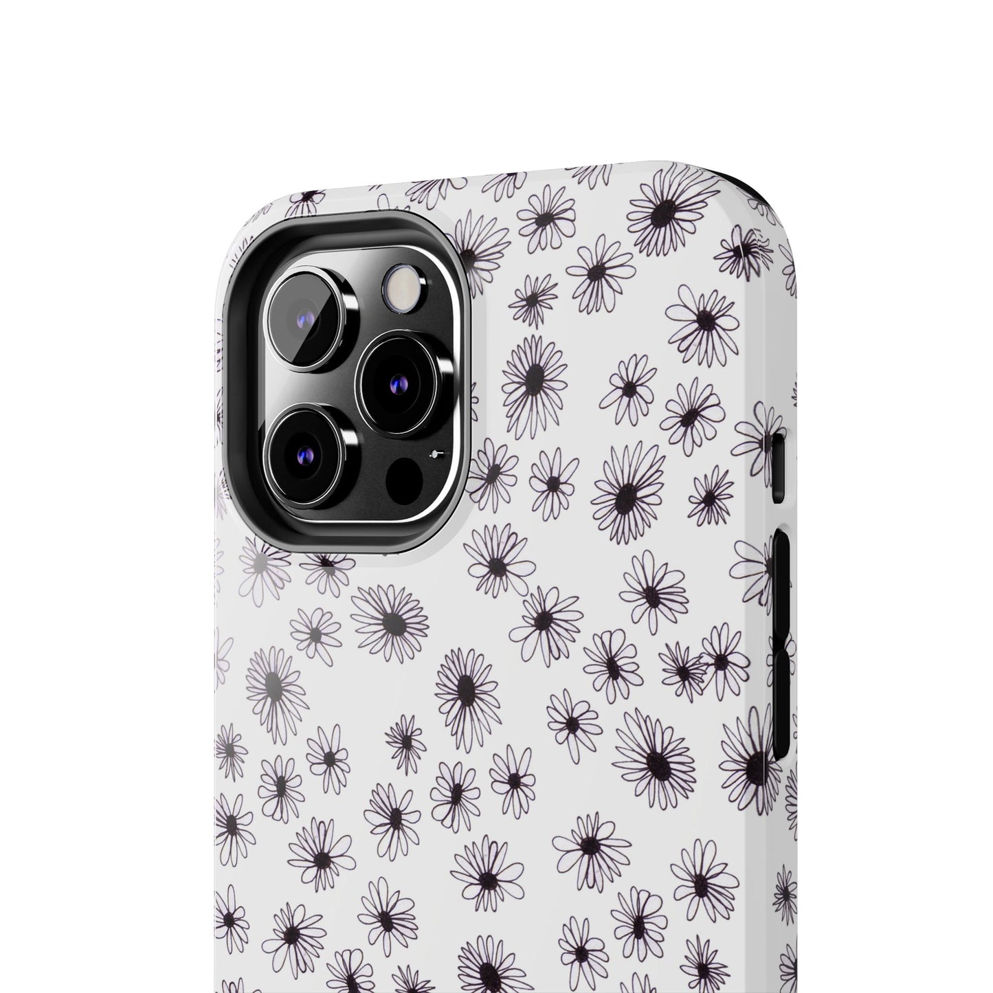 Random Daisy White / Black Phone Case