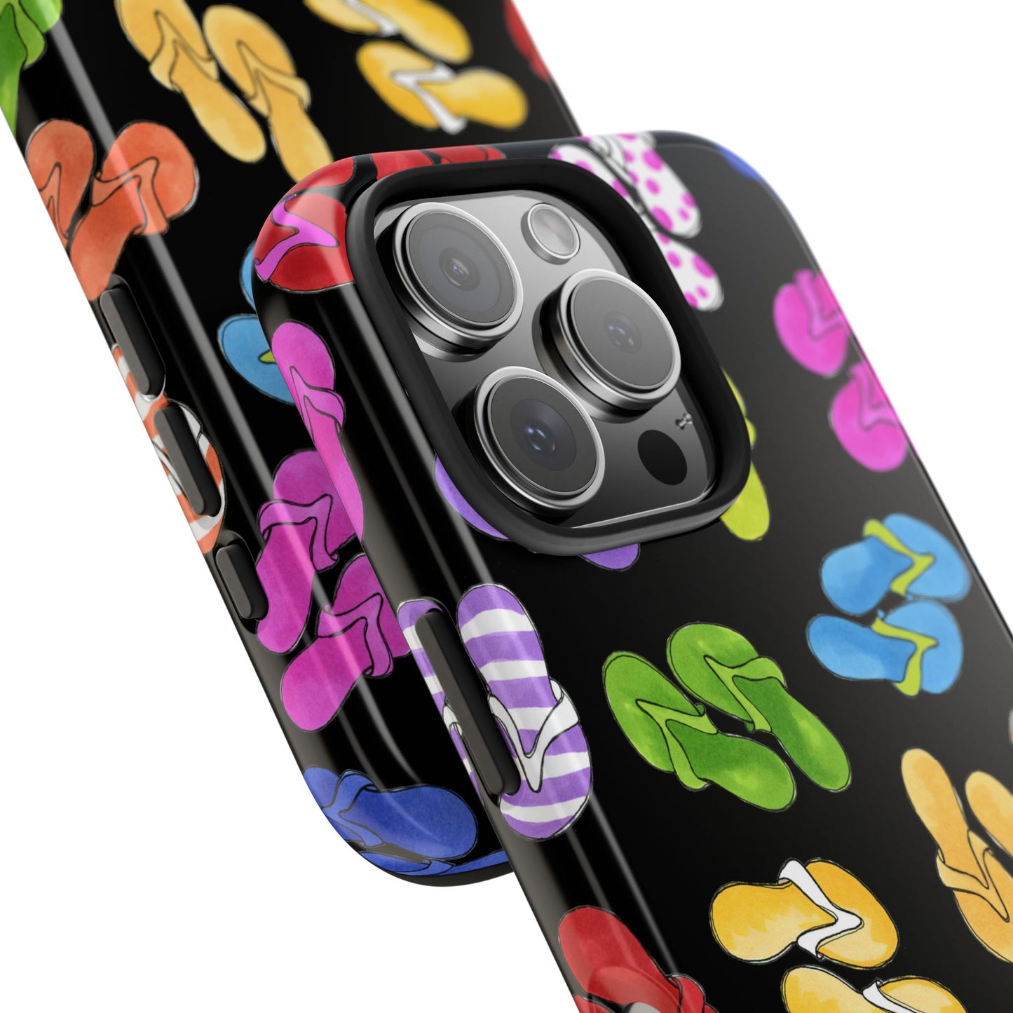 Fun Flops Black Phone Case