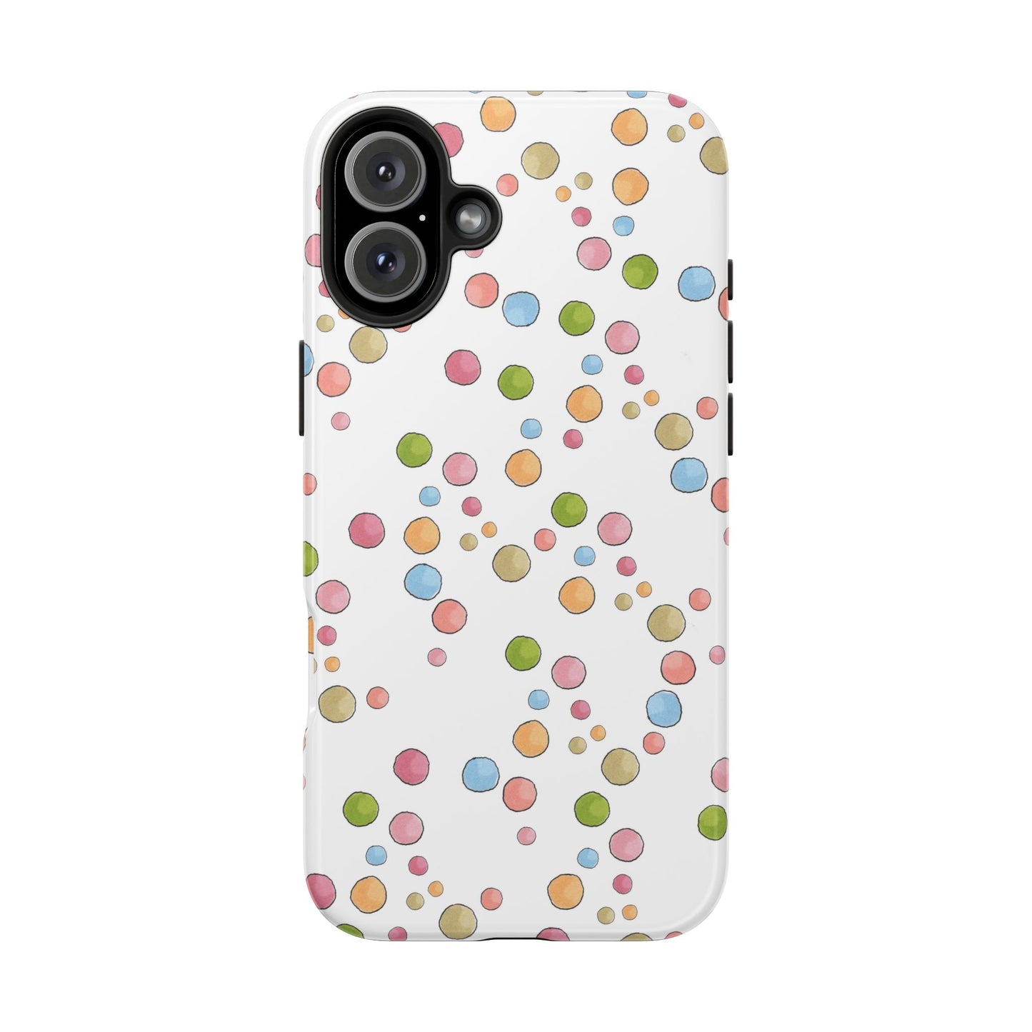 Clown Dots White Phone Case