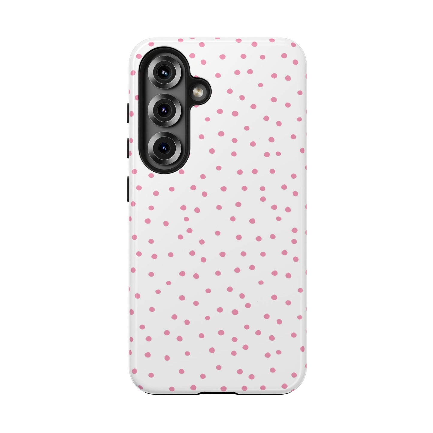 Dinky Dots White / Pink Phone Case