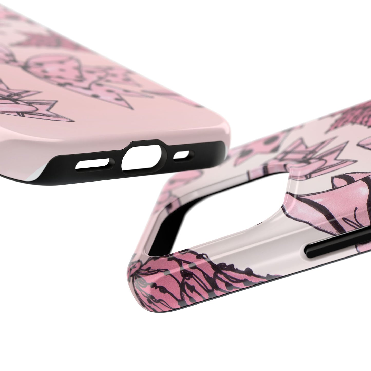 Cat Bows Pink Phone Case