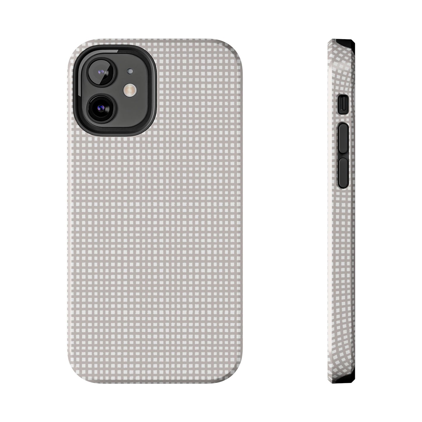 Chipper Check Gray Phone Case