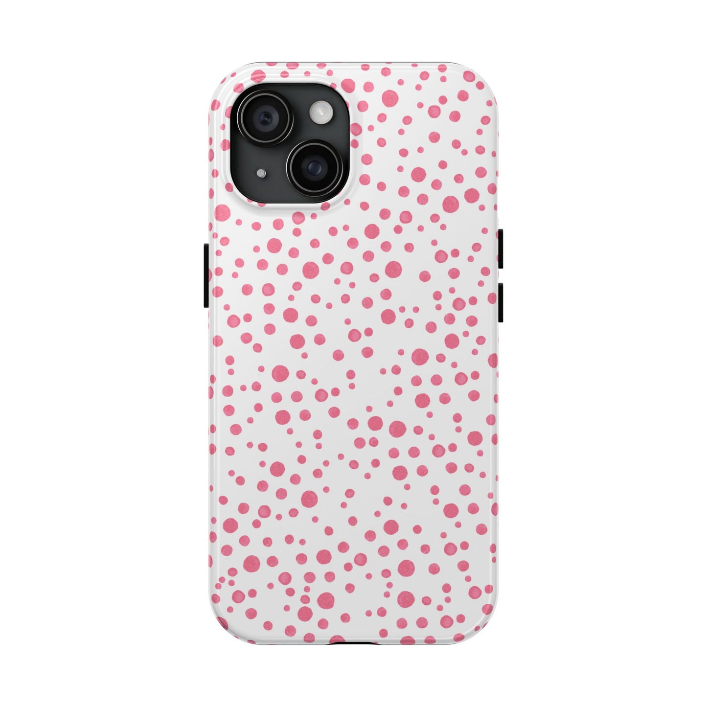 Balloon Dots White / Pink Phone Case