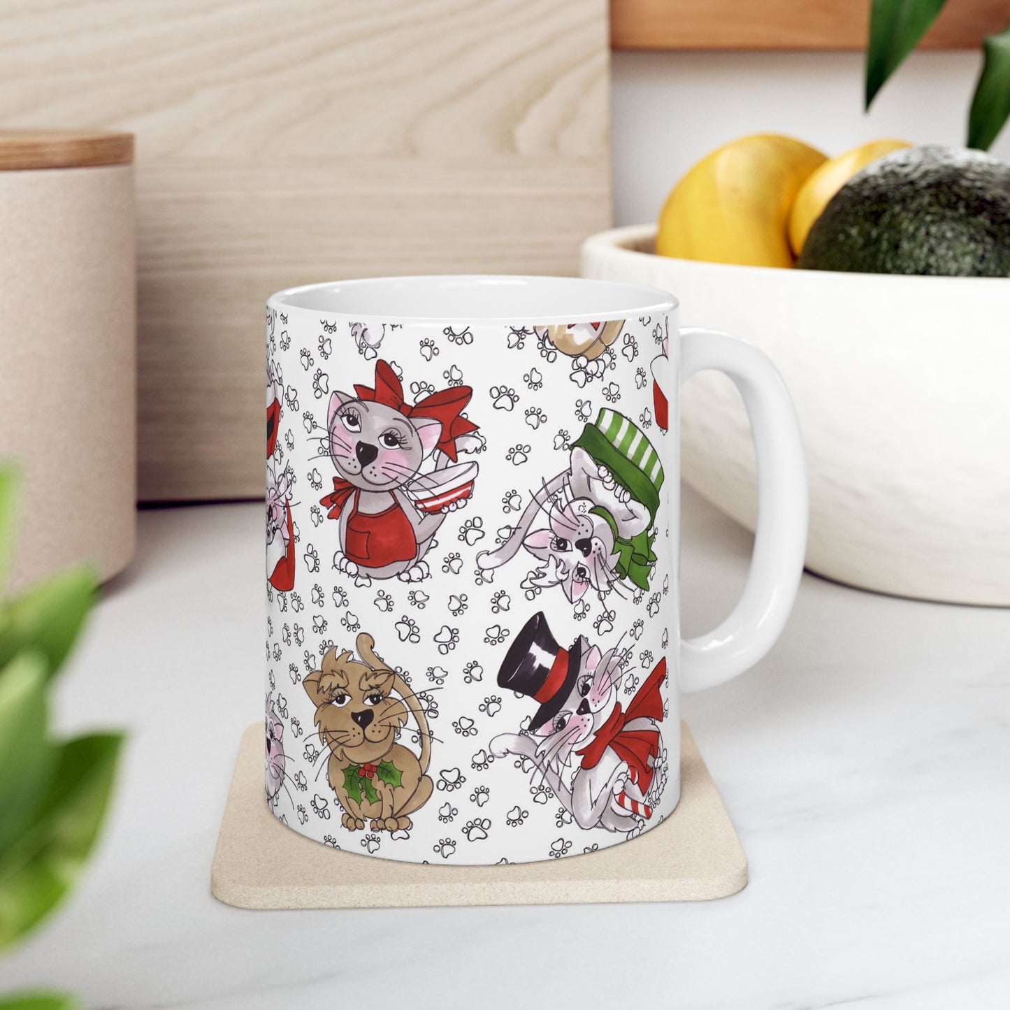 Kitty Blizzard White Cup