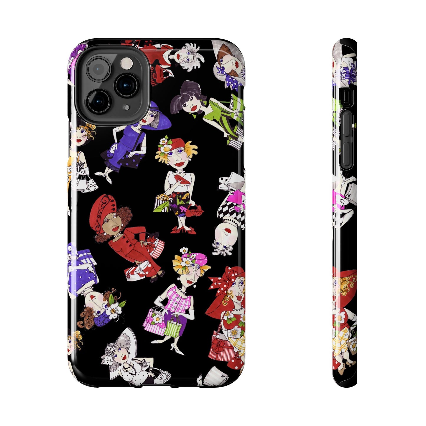 Gone Shopping Tossed Black Phone Case