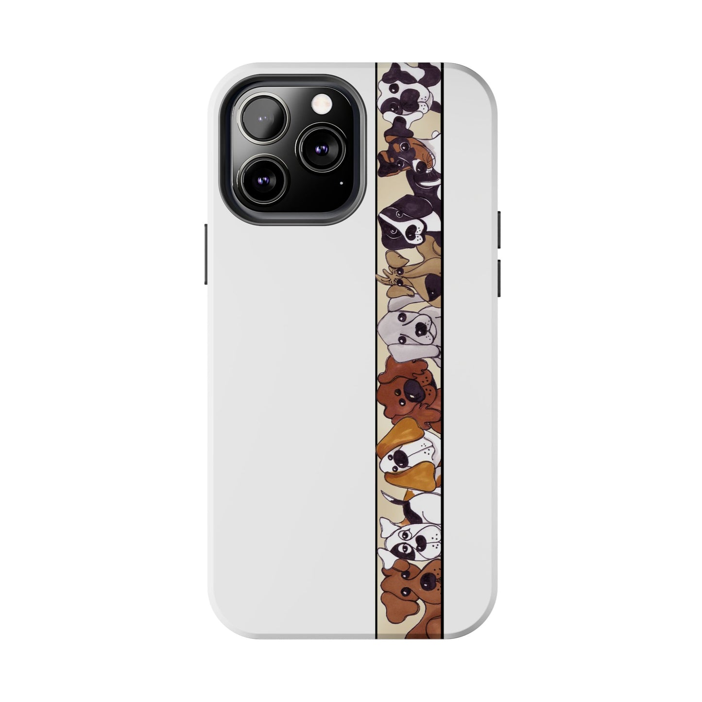 Doggie Delight Border Phone Case