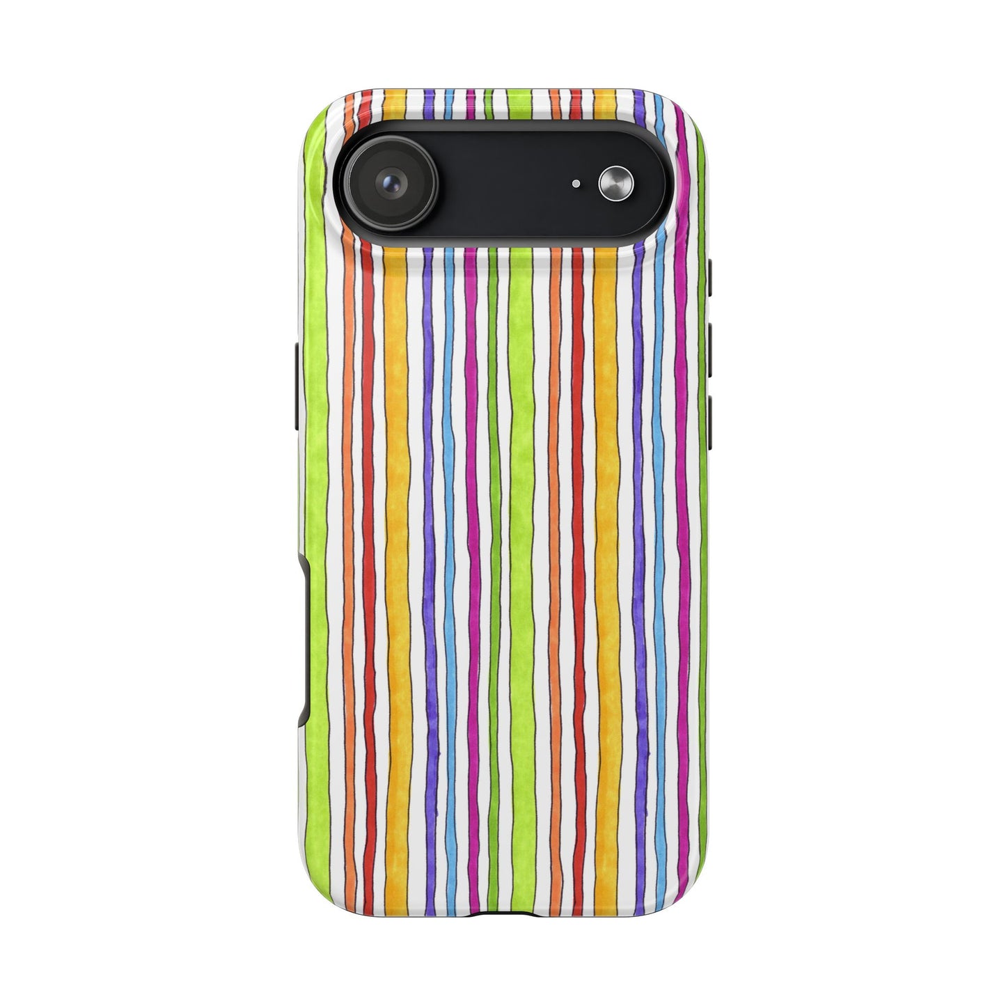Stripe Fancy White Phone Case