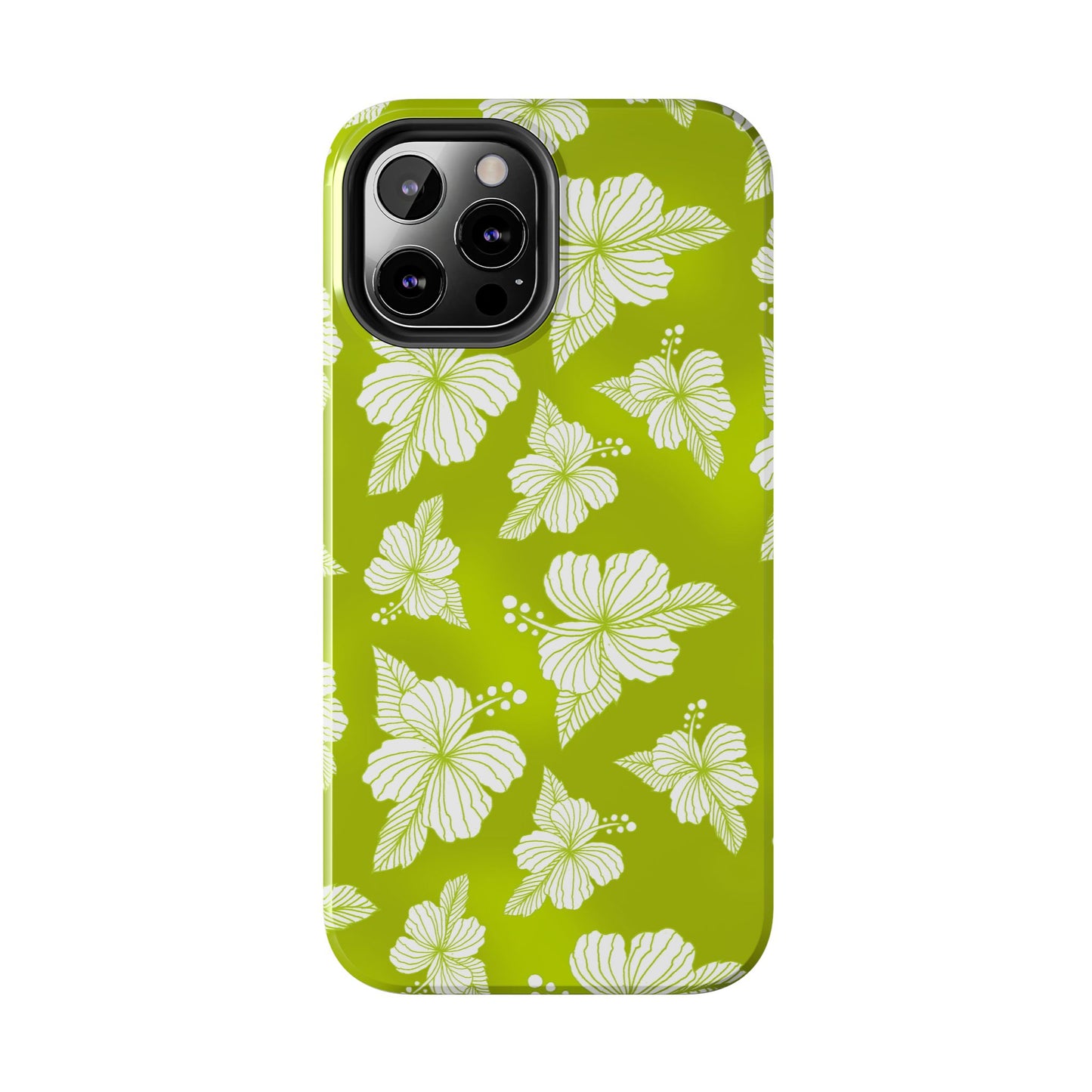 Hibiscus Green Phone Case
