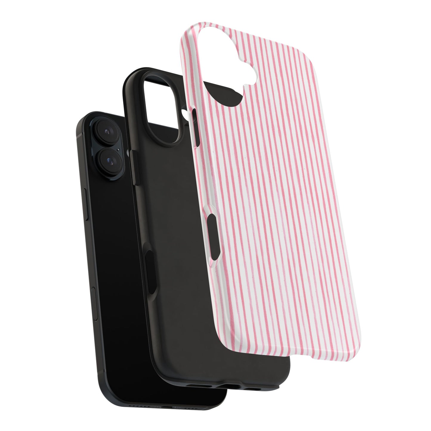 Candy Stripe White / Pink Phone Case