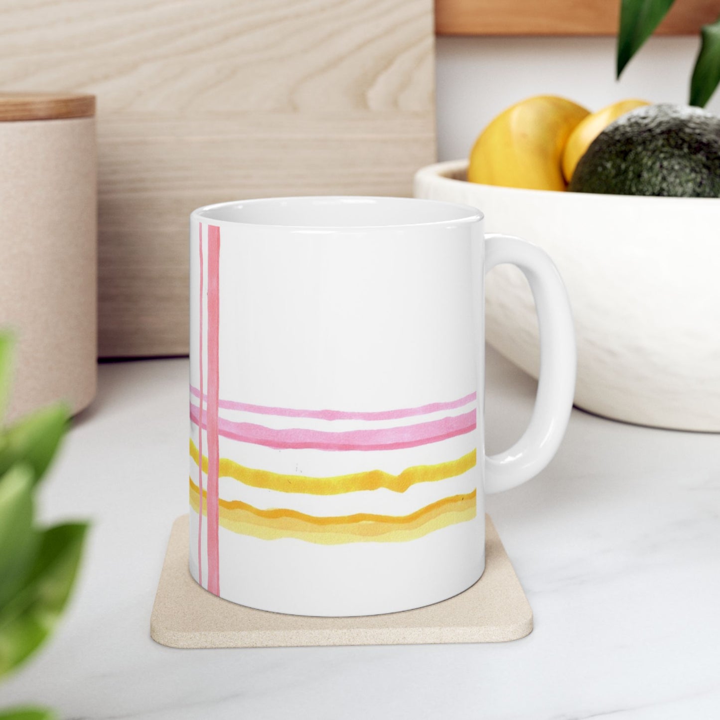 Cupcake Plaid Cup