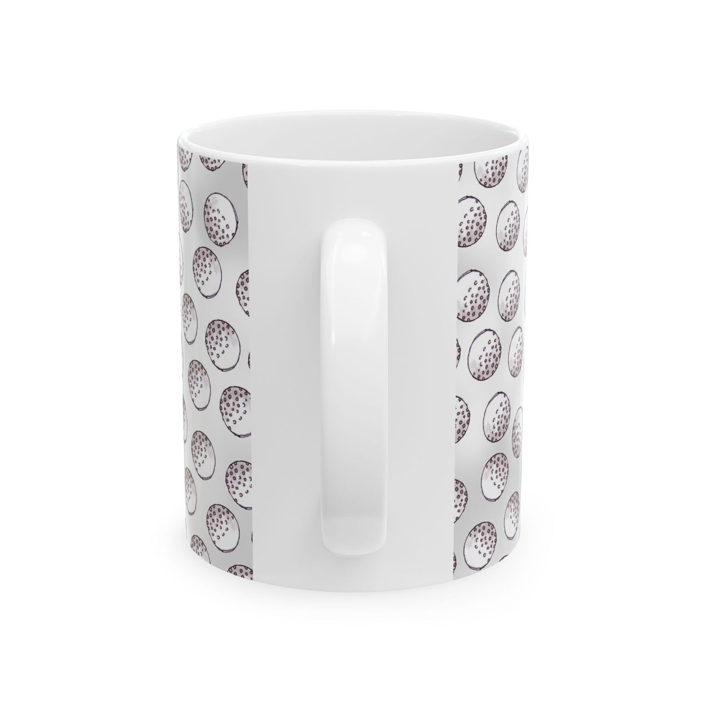 Ball Dots Gray Cup
