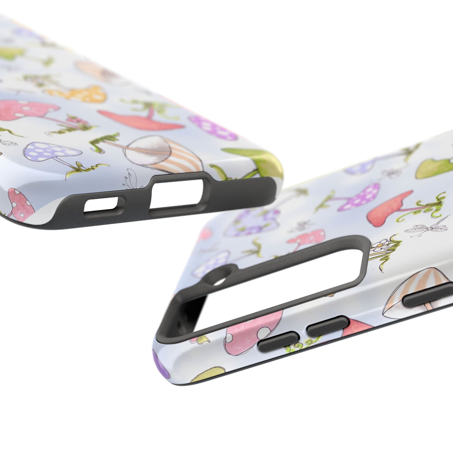 Mushroom Toss Blue Phone Case