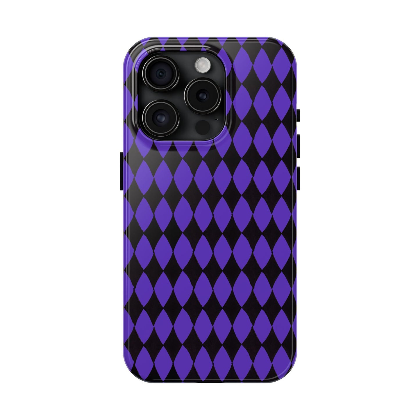 Diamond Purple / Black Phone Case