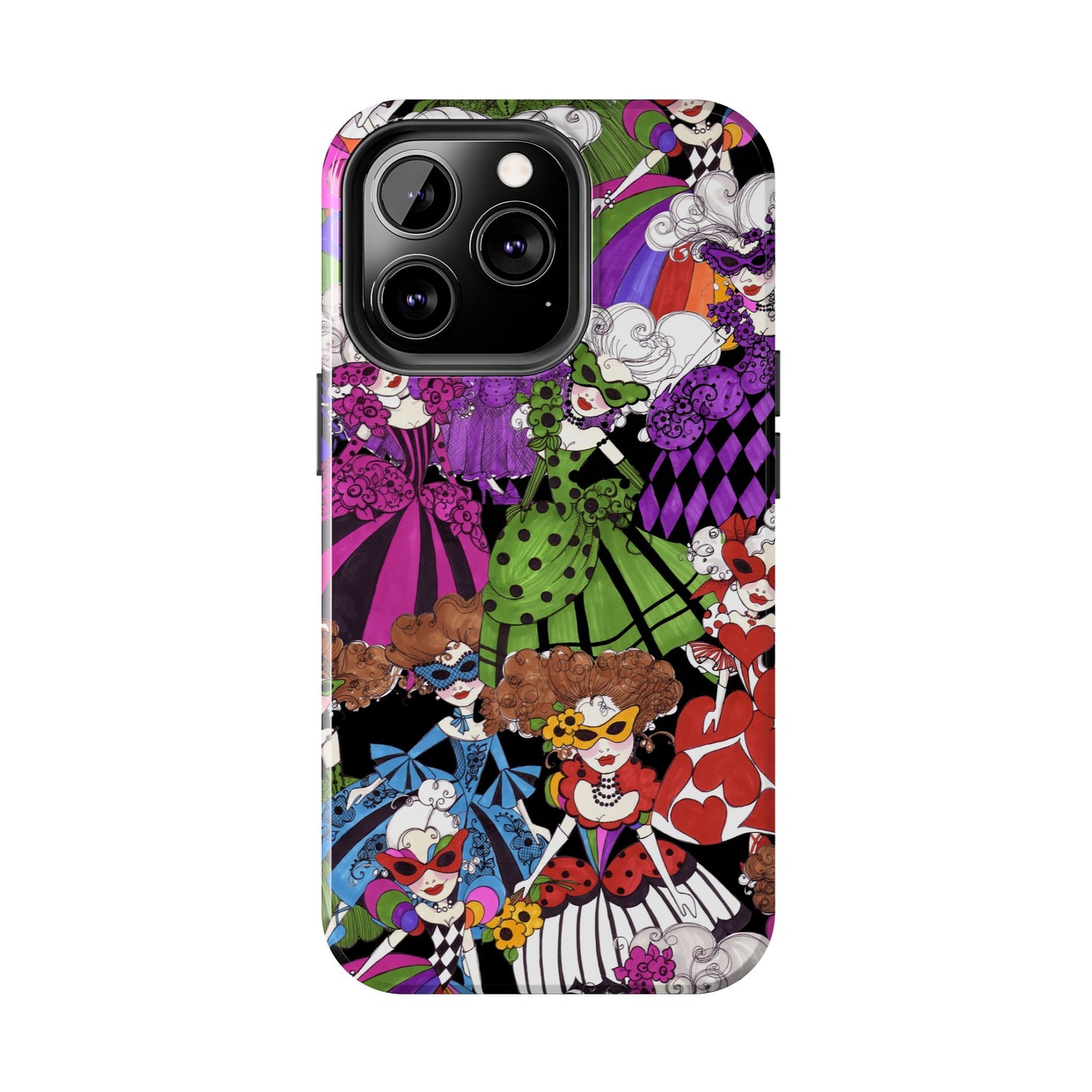 Crowded Dance Floor Black Phone Case