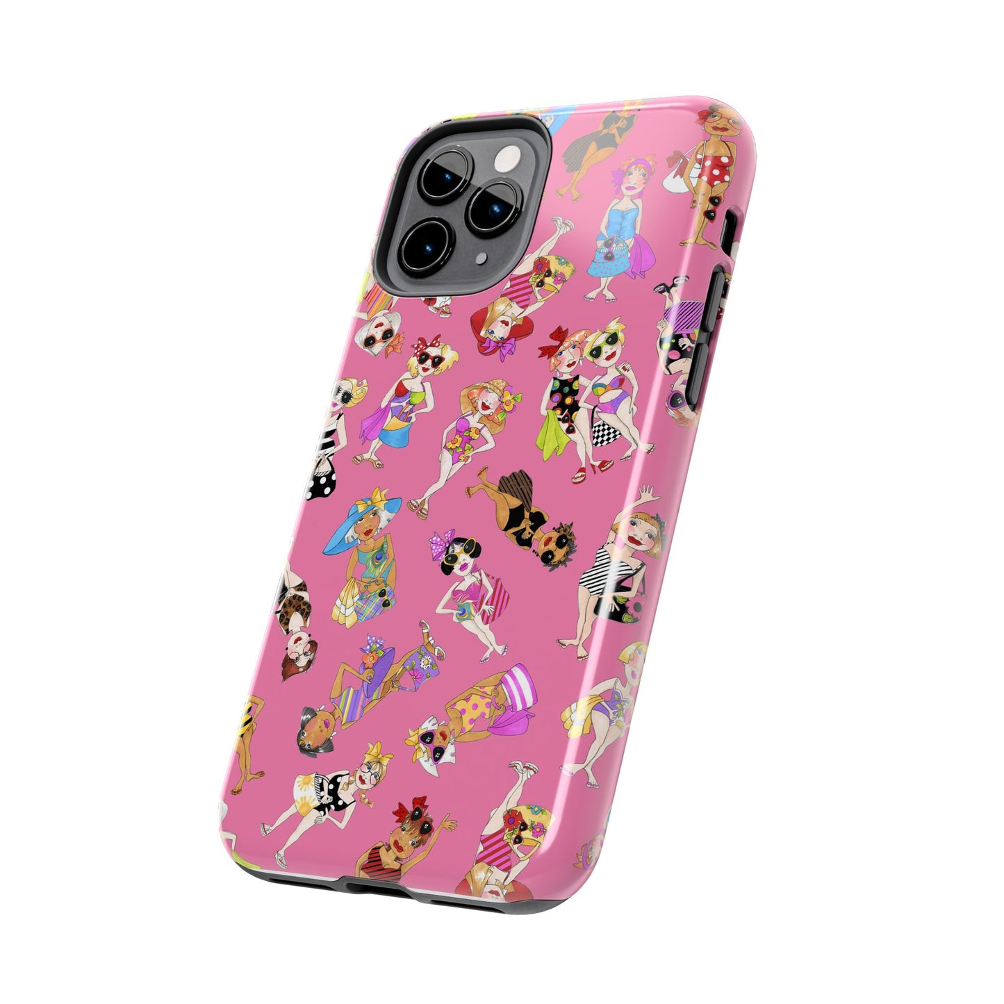 Tossed Beauties Pink Phone Case